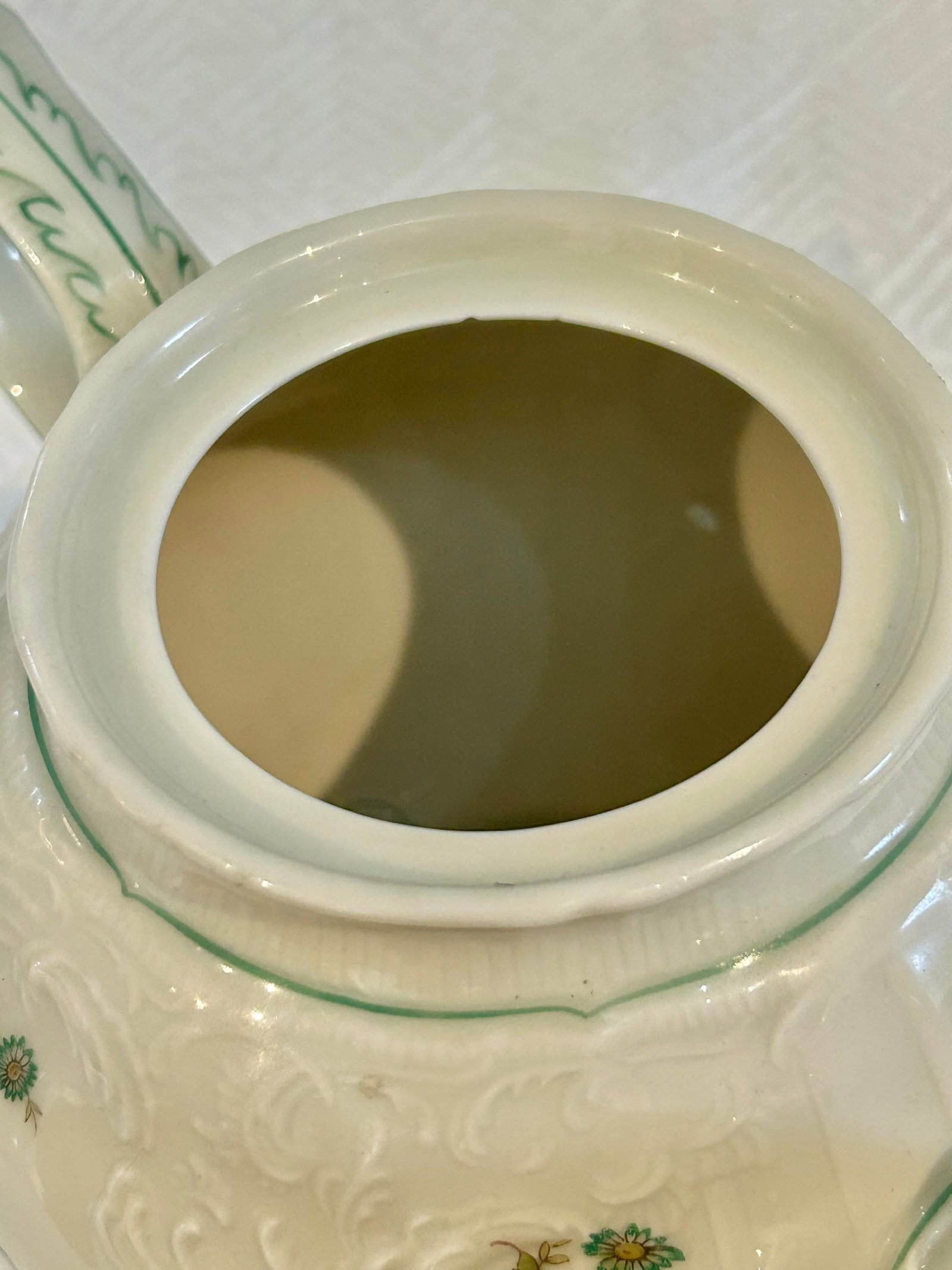 1950's Rosenthal Sanssouci Porcelain "Moss Rose" Tea Pot - 10