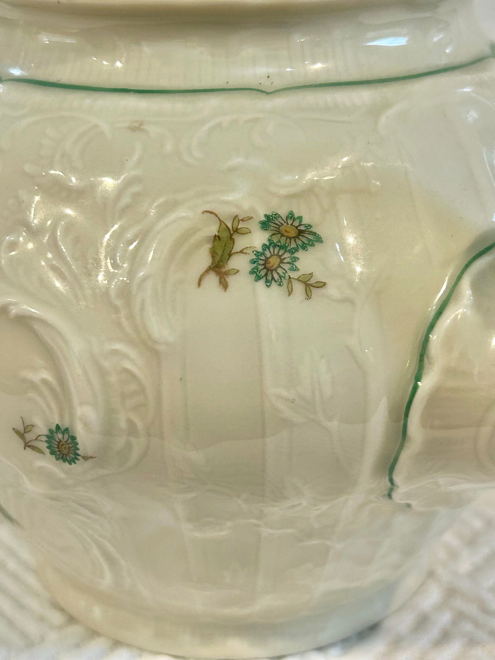 1950's Rosenthal Sanssouci Porcelain "Moss Rose" Tea Pot - 8