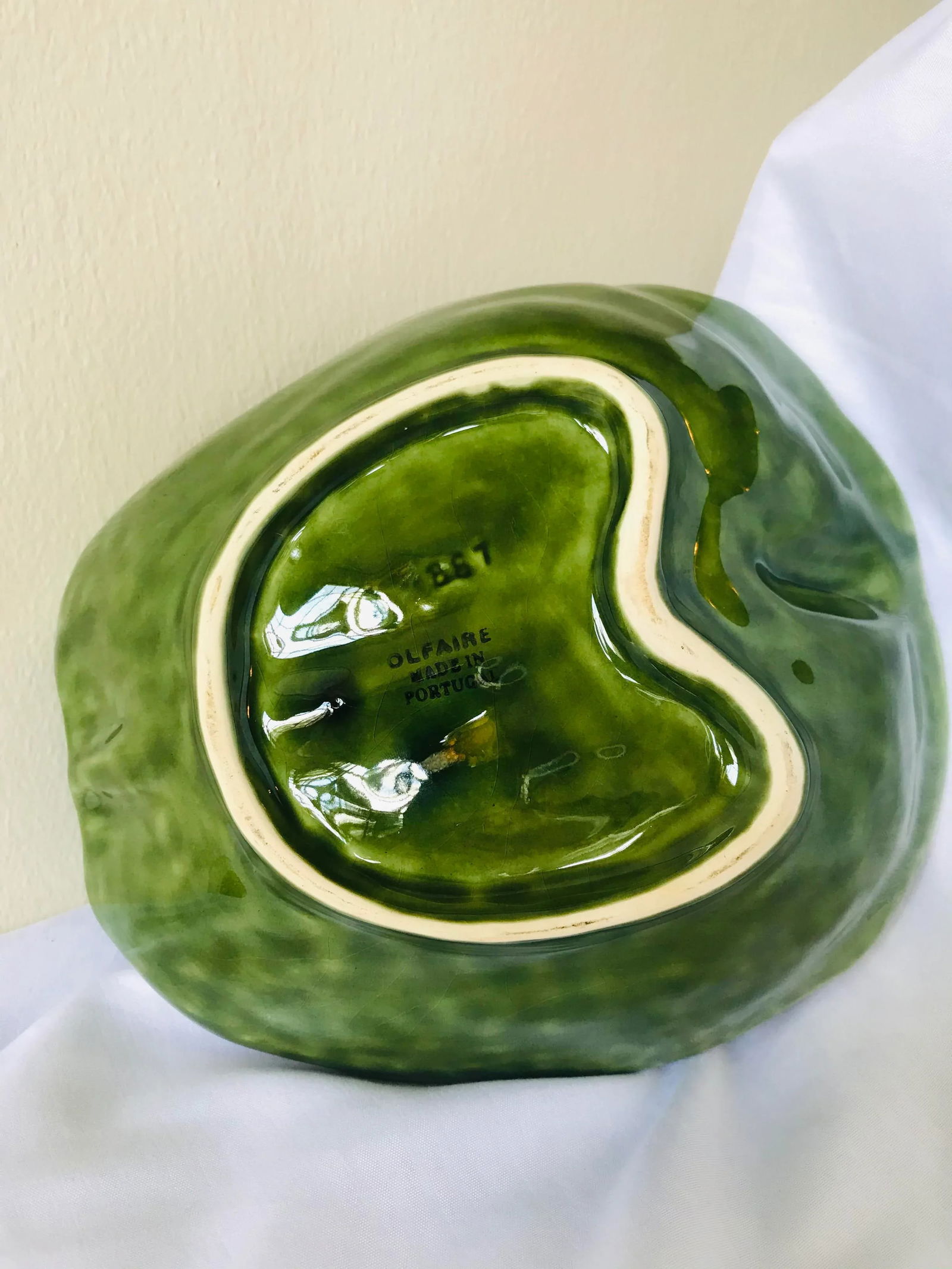 20th Century Olfaire Majolica Bell Pepper Dish - 2