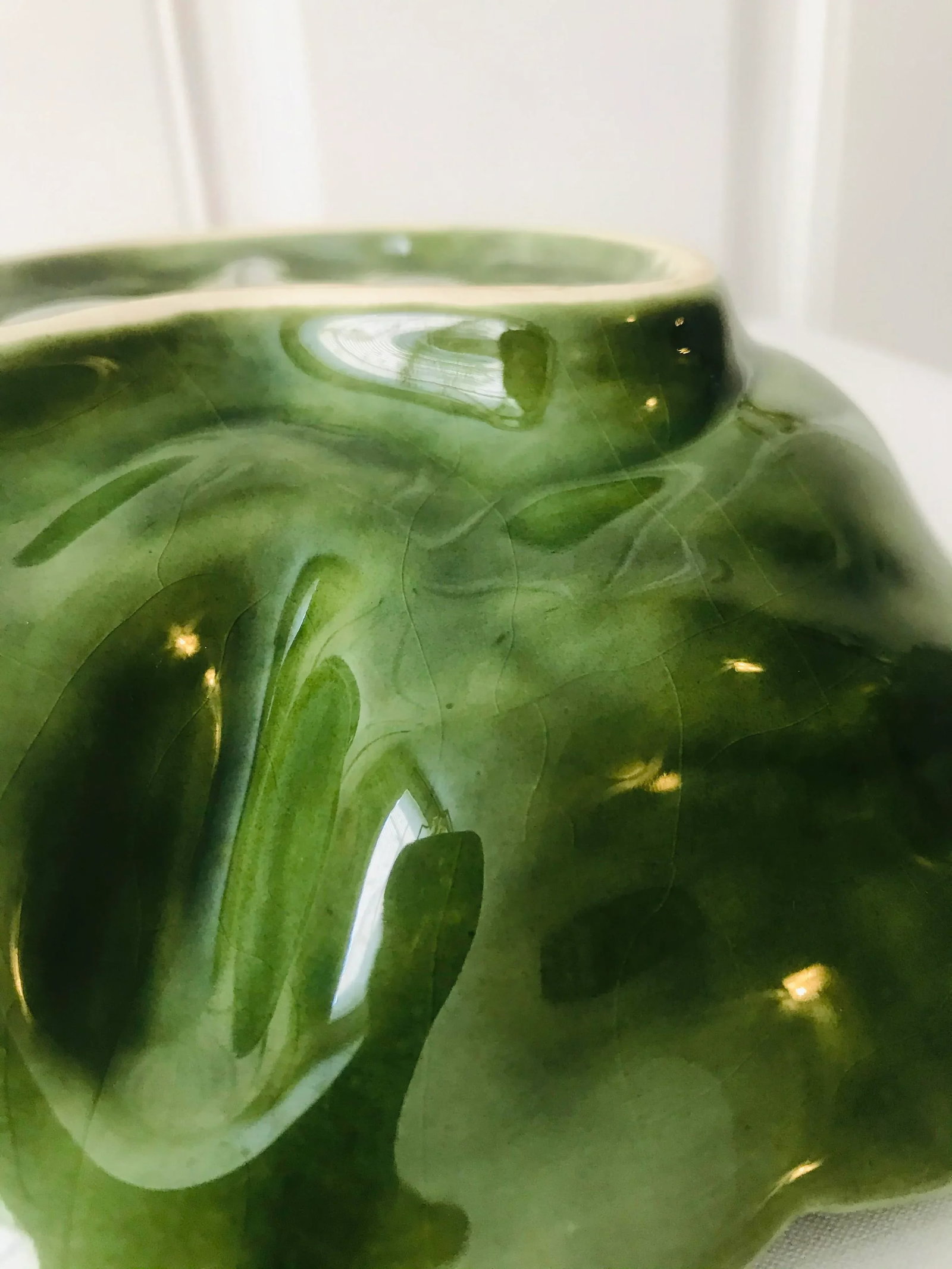 20th Century Olfaire Majolica Bell Pepper Dish - 3