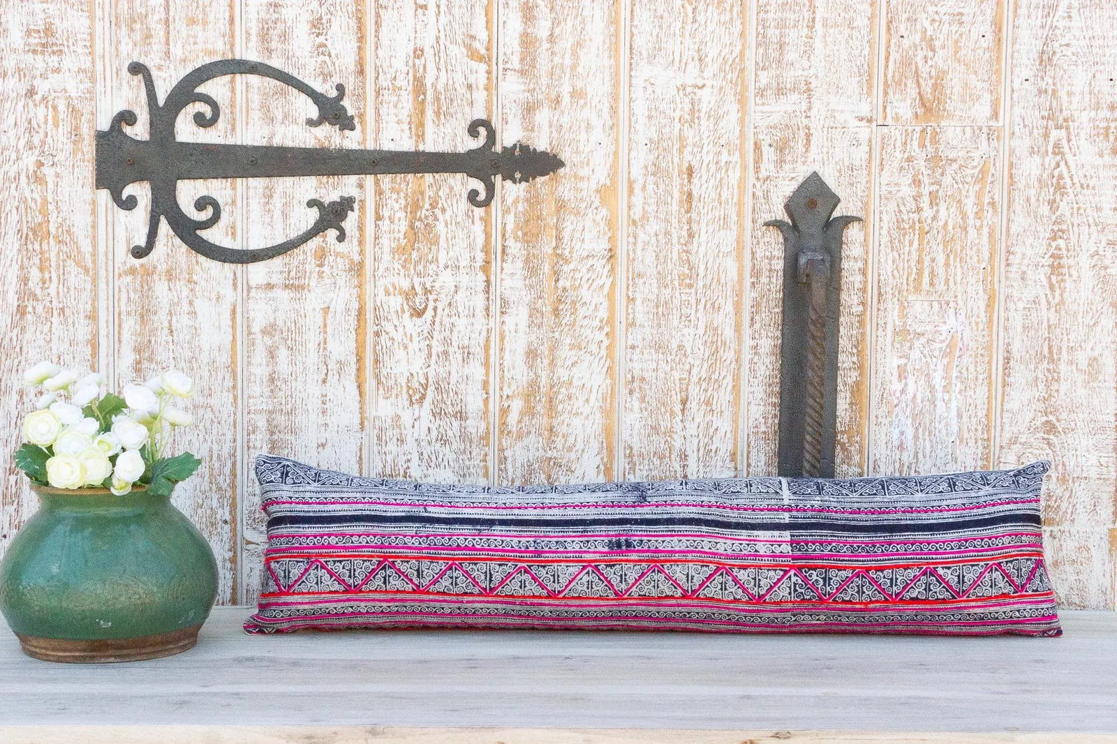 Karen Hamong Batik Lumbar Pillow - 2