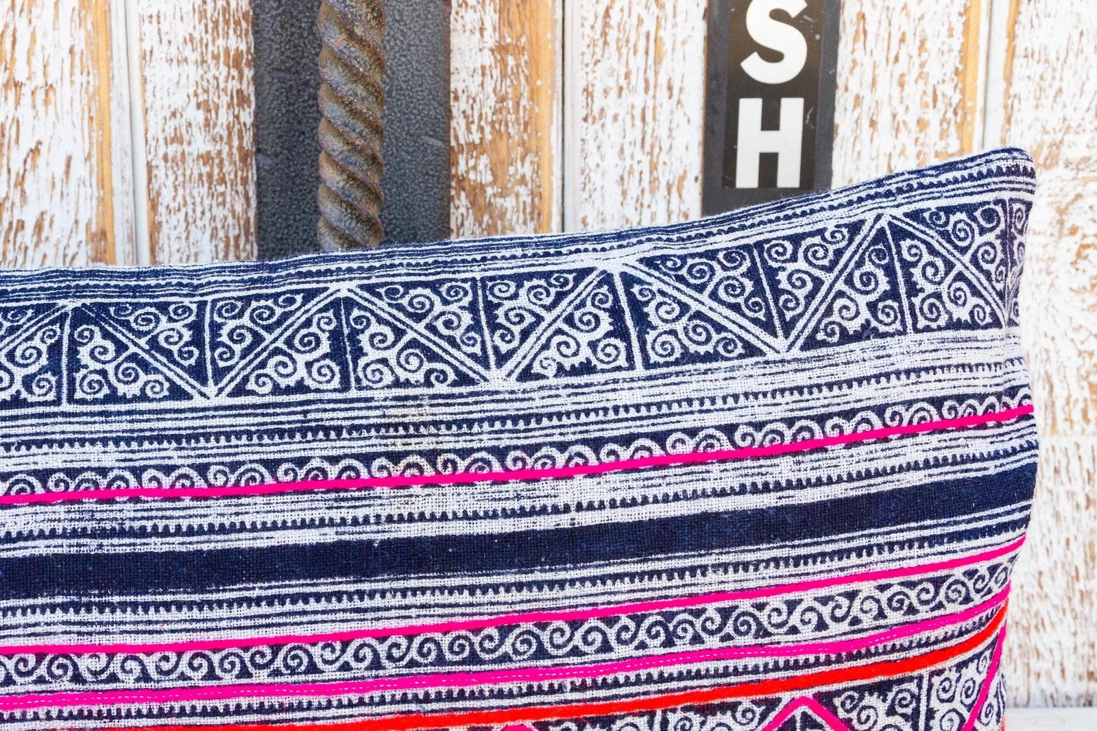 Karen Hamong Batik Lumbar Pillow - 5