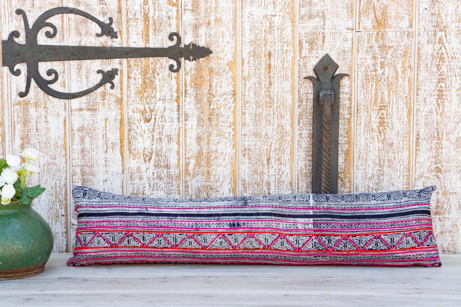 Karen Hamong Batik Lumbar Pillow - 7