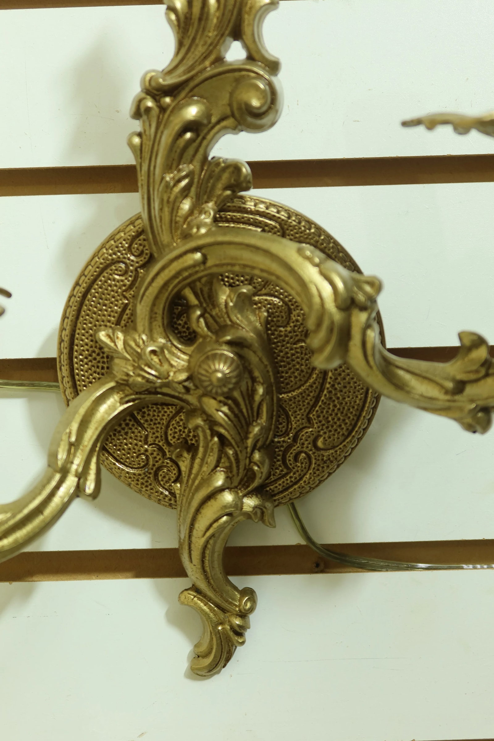 French Style 2 Arm Electrified Wall Sconce - 6