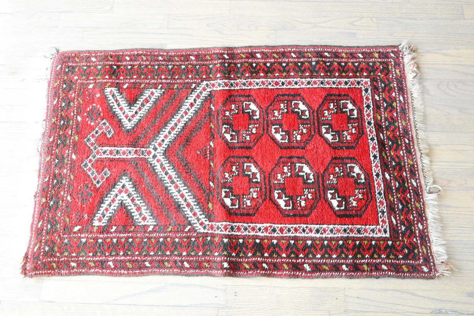 Vintage Afghani Prayer Rug - 8