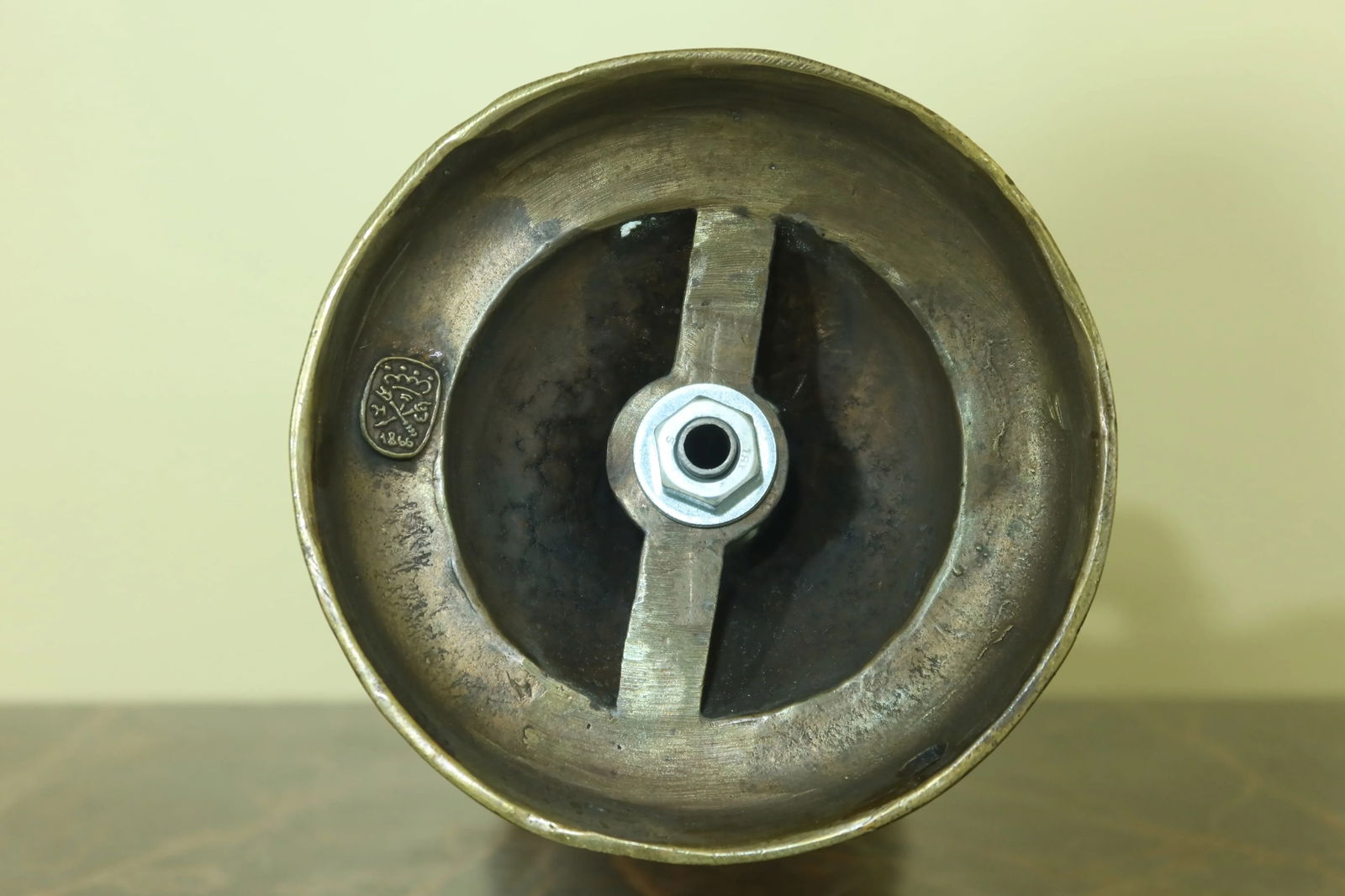 Bronze & Porcelain Decorator Candelabra Centerpiece - 7