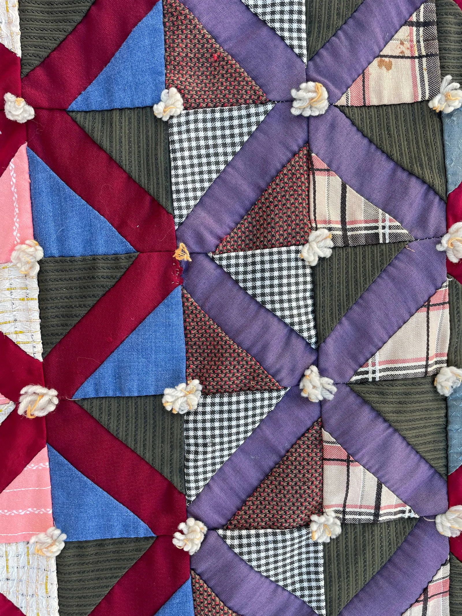 Circa 1940s Crib Quilt - 7