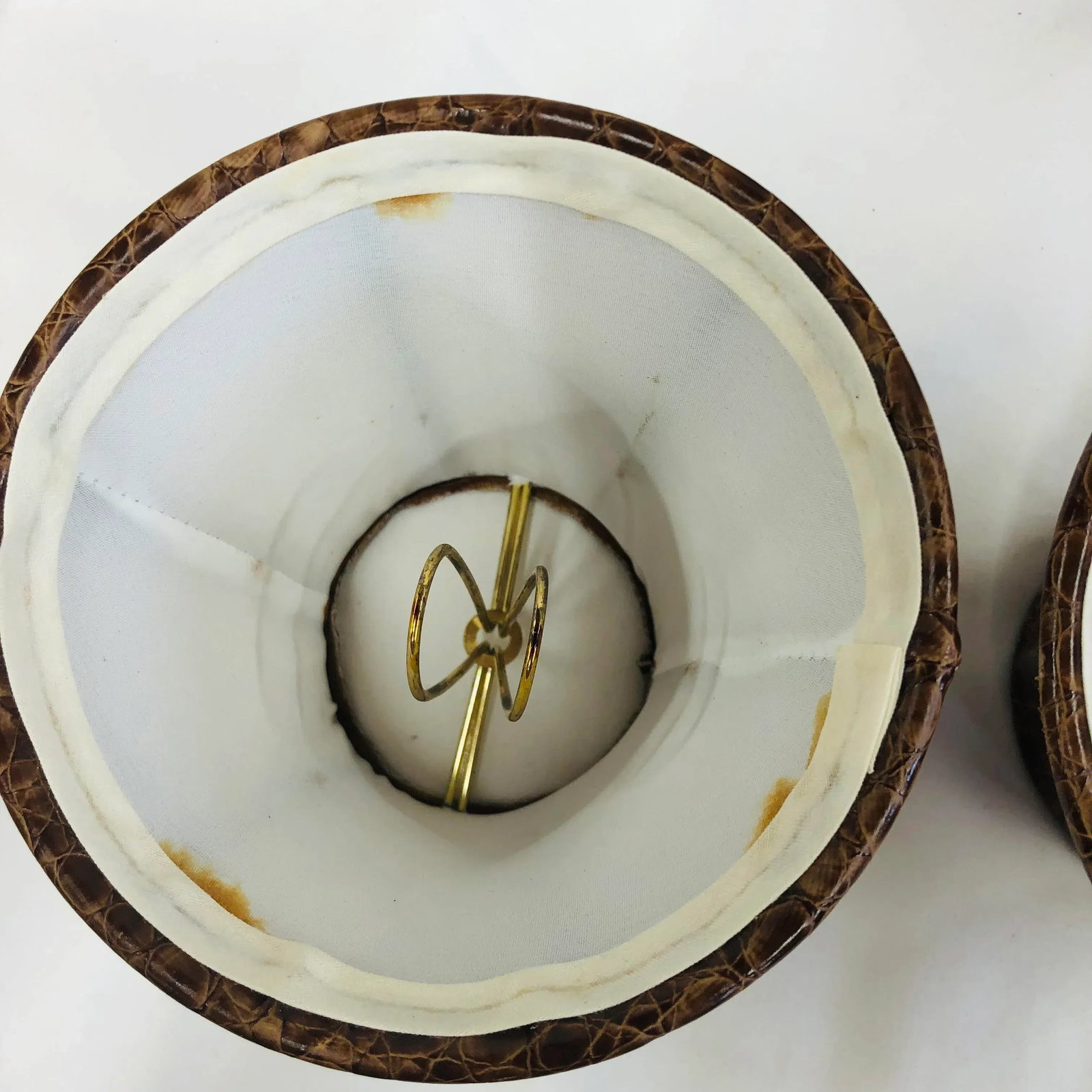 Animal Print Faux Leather Chandelier Shades - Set of 5 - 5