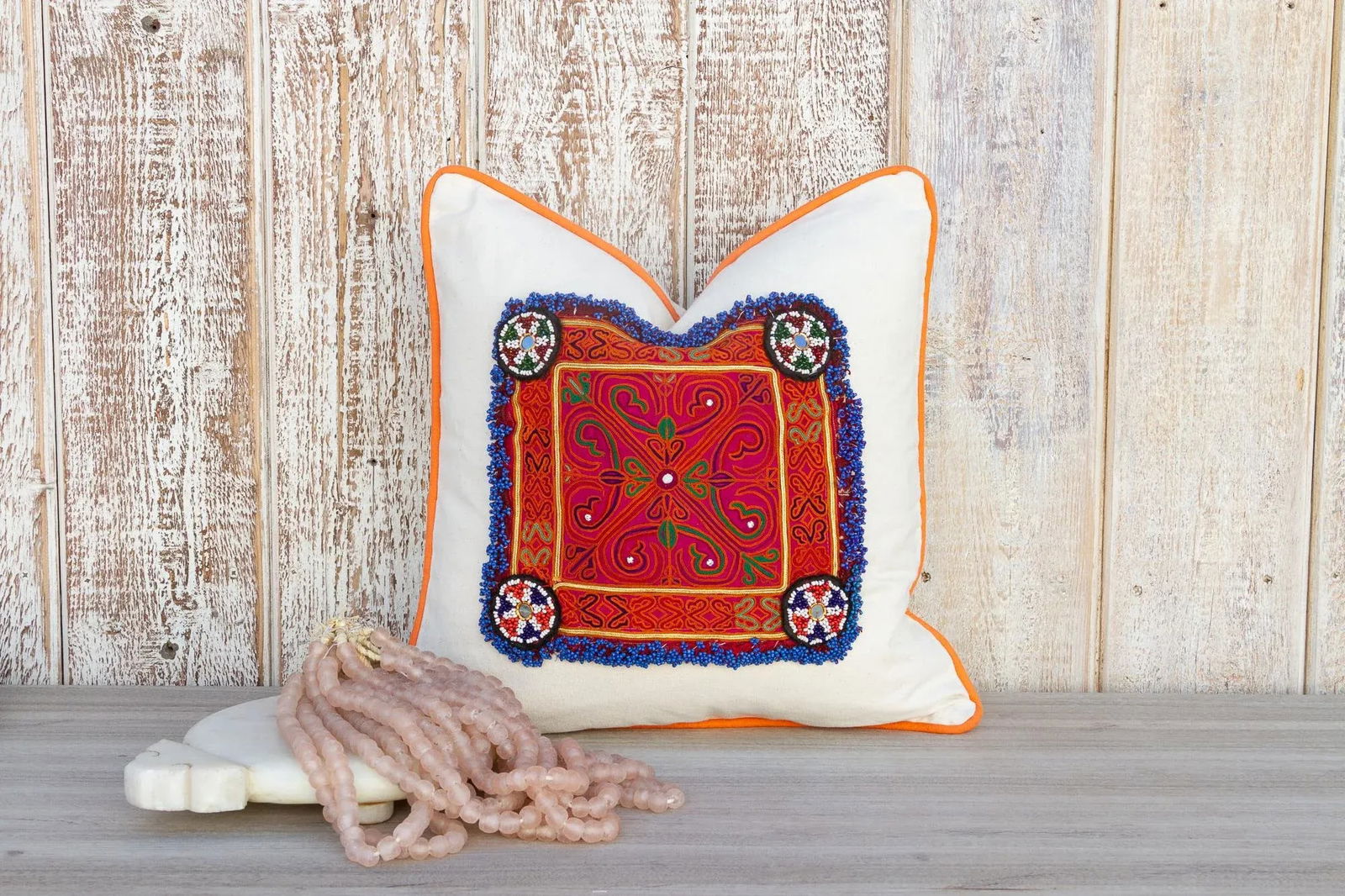 Herik Vintage Boho Throw Pillow Cover - 2