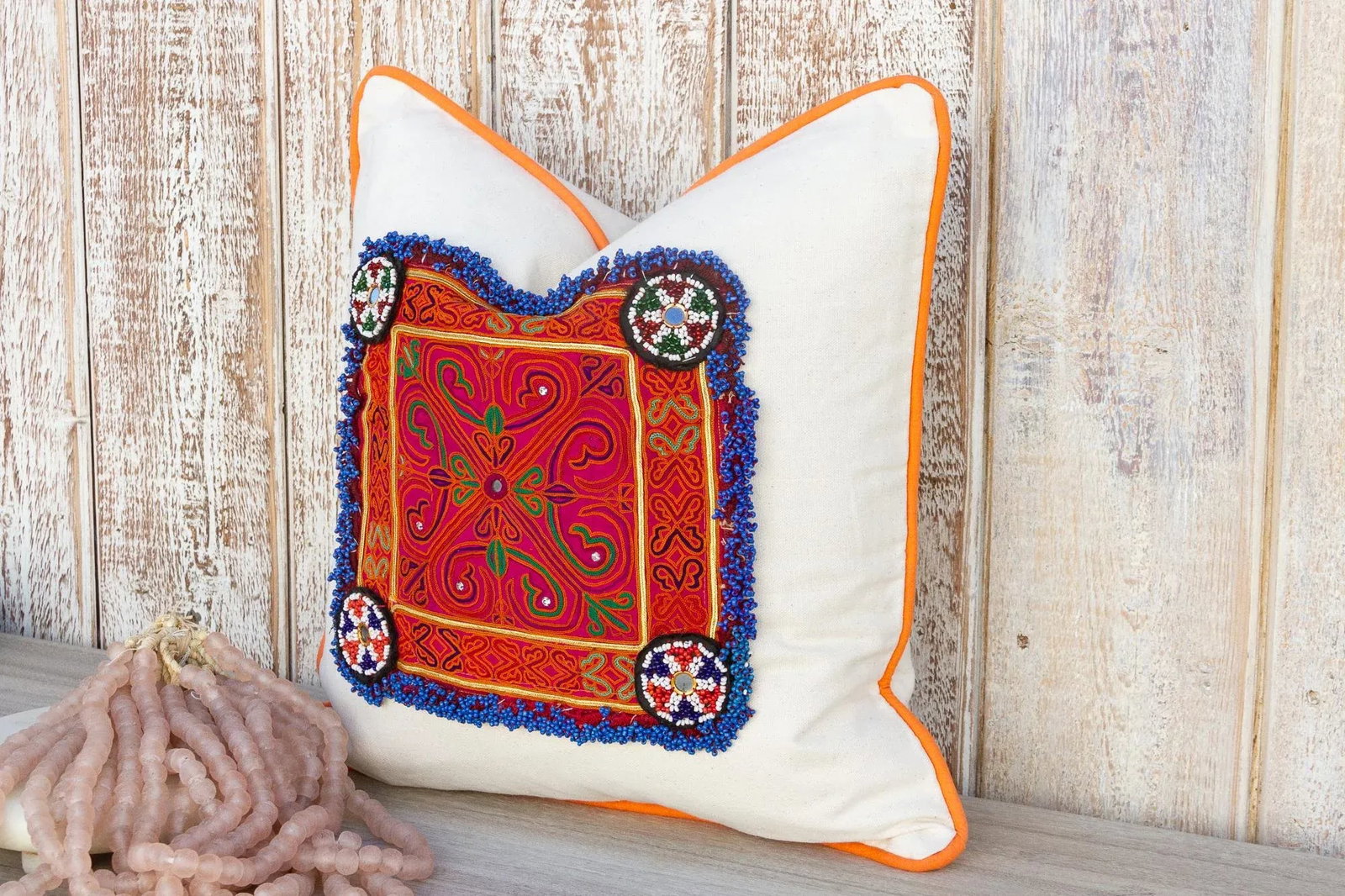 Herik Vintage Boho Throw Pillow Cover - 6