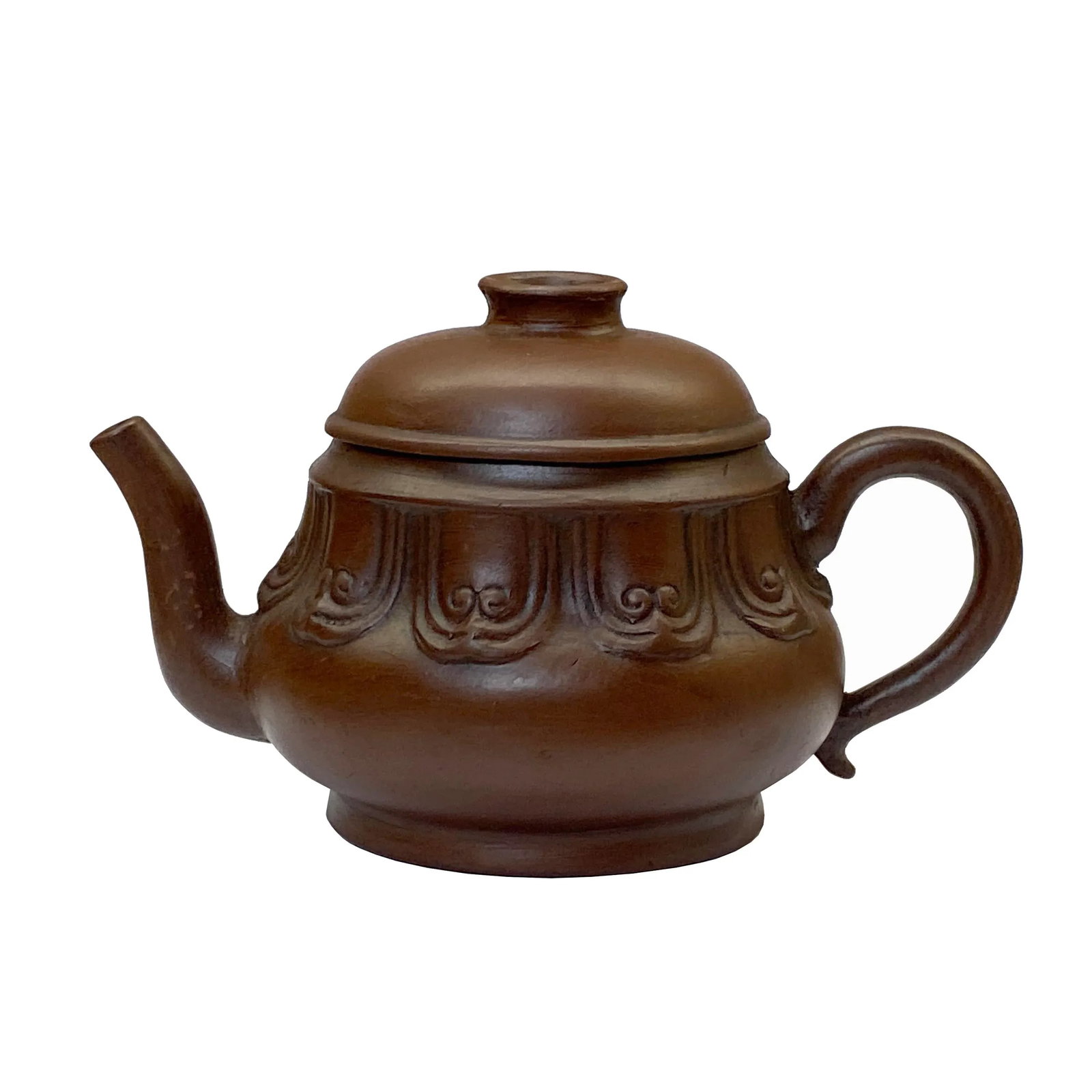 Chinese Handmade Yixing Zisha Clay Teapot With Artistic Accent - 6