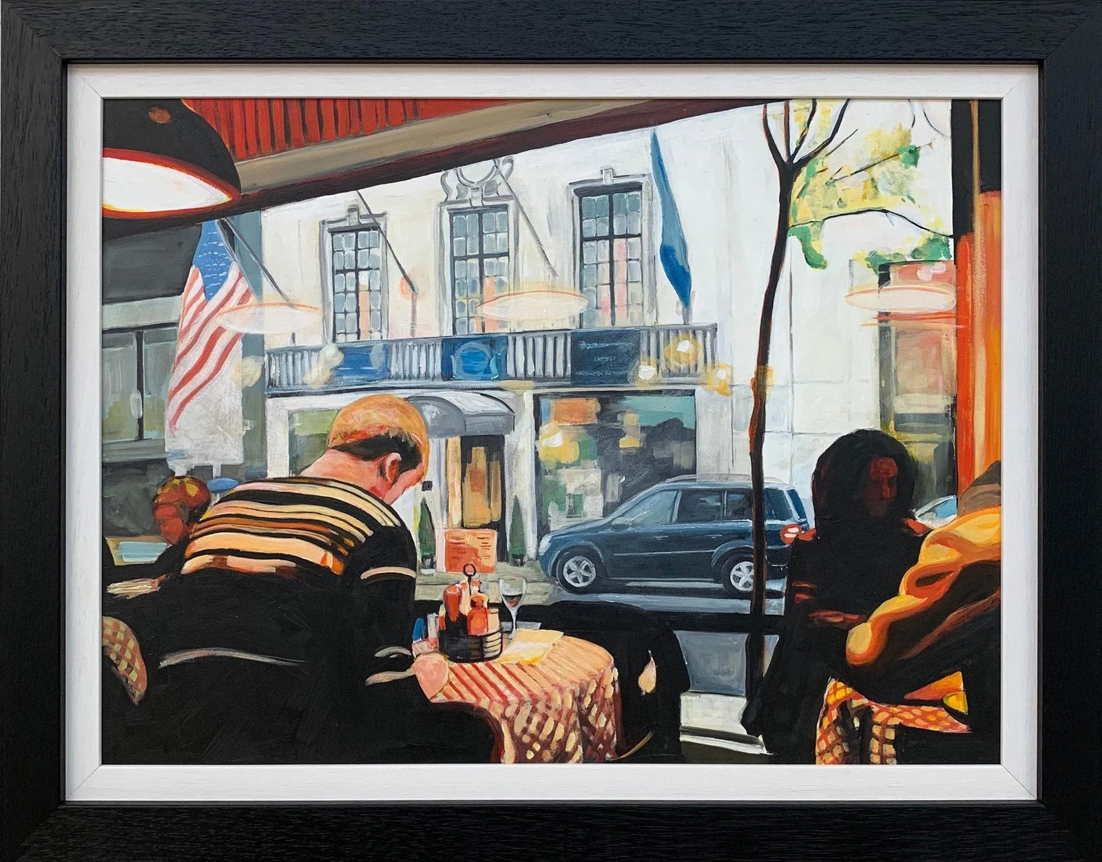 Still Life Painting of American Diner Interior New York City by British Artist, 2019 - 7