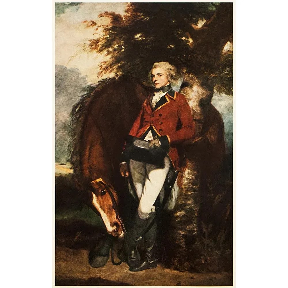1956 After Joshua Reynolds "Colonel George K. H. Coussmaker", Vintage Full-Color Print - 7