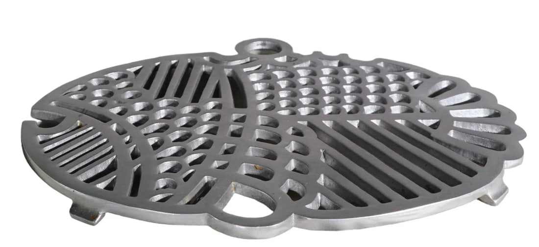 Cast Aluminum Dansk Fish Trivet Made in Taiwan C 1970's - 2