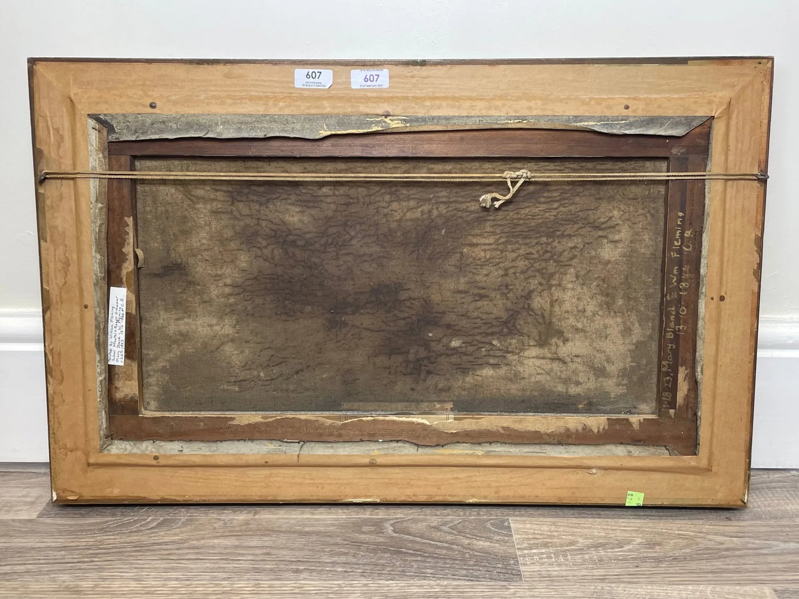 British 19th Century Oil Painting Cattle in Water Meadow - 4