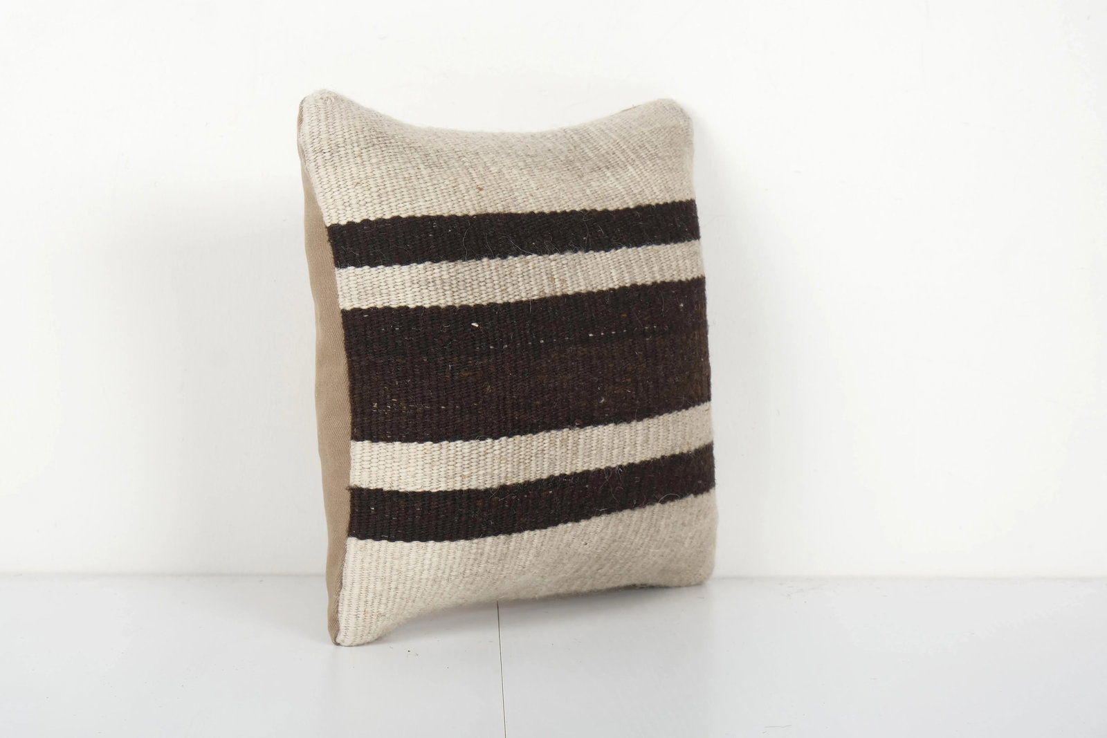 Square Hemp Organic Kilim Pillow Case - 2