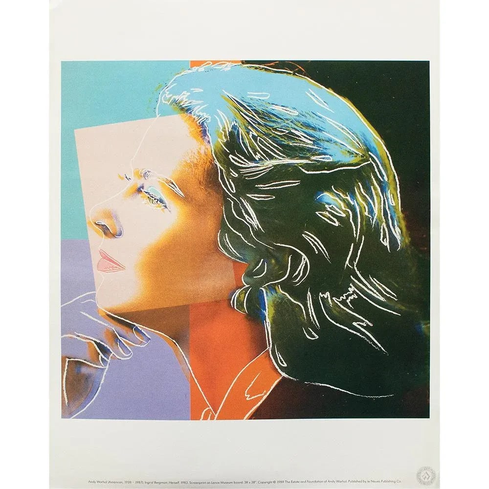 The Andy Warhol Foundation Lithograph After Andy Warhol "Ingrid Bergman: Herself" - 8