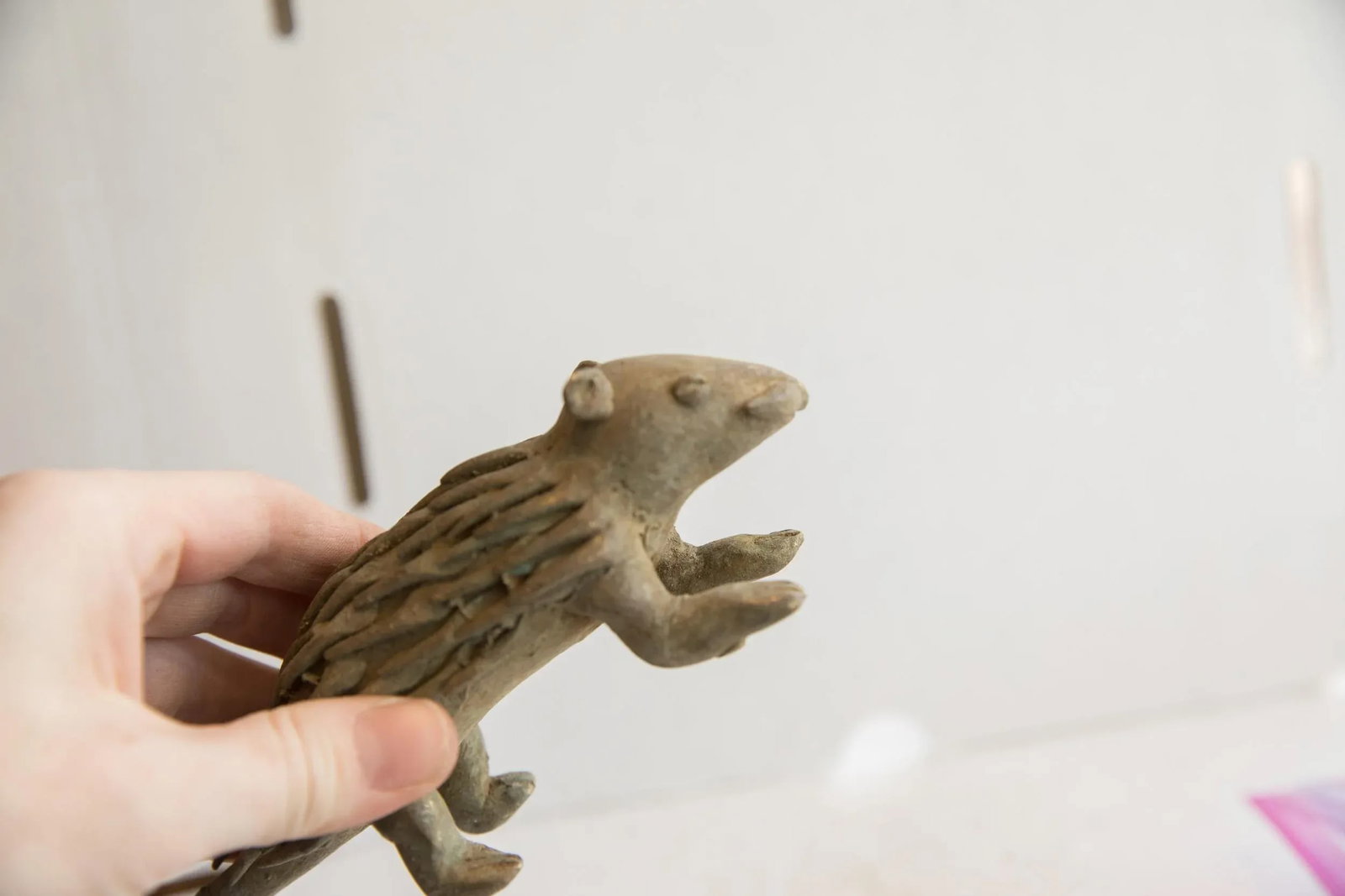 Vintage African Porcupine Sculpture - 5