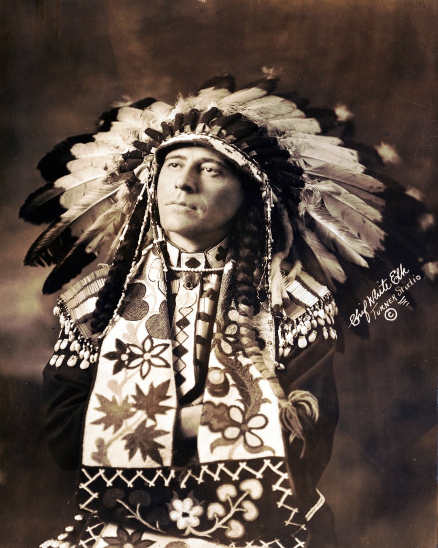 1921, CHIEF WHITE ELK, BY THOMAS TURNER (1 of 1)