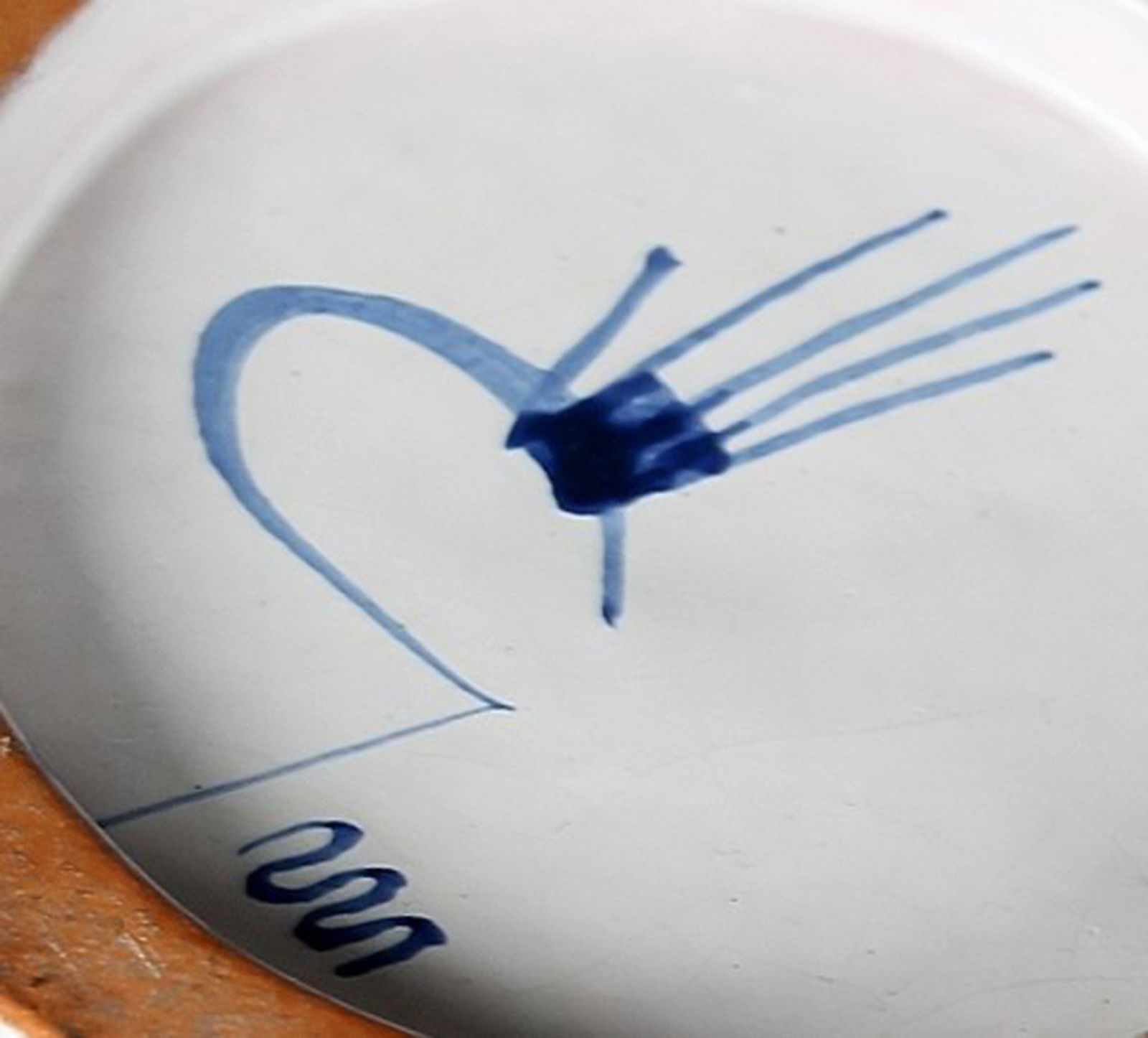 Stig Lindberg, Gustavsberg studio. Earthenware dish 1940s. - 3