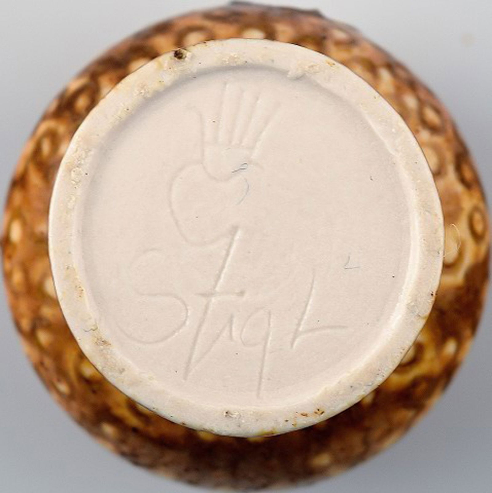 Stig Lindberg (1916-1982), Gustavberg Studio hand, ceramic miniature vase. - 4