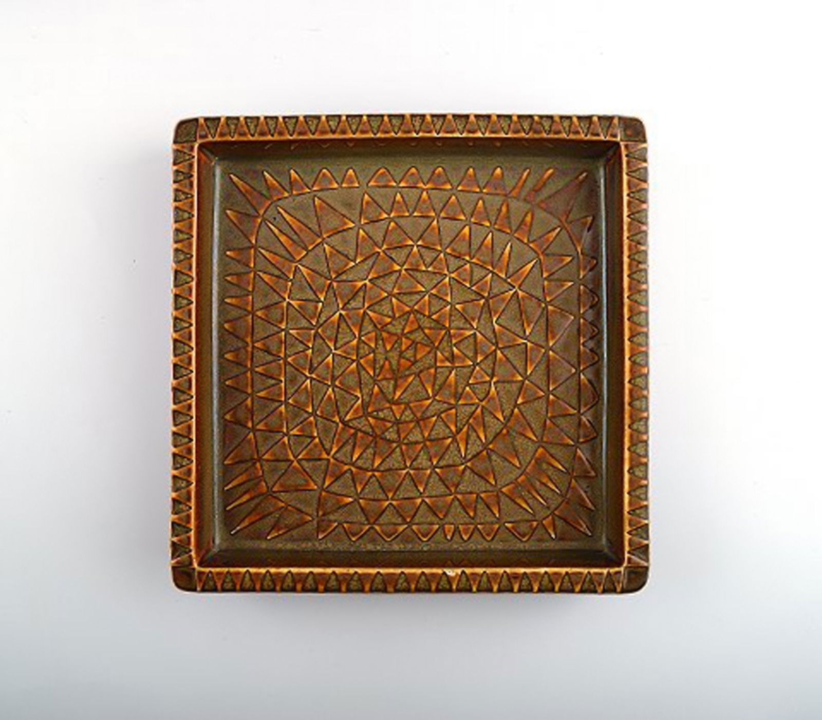 Stig Lindberg, Gustavsberg, "Domino" dish in ceramics. - 2
