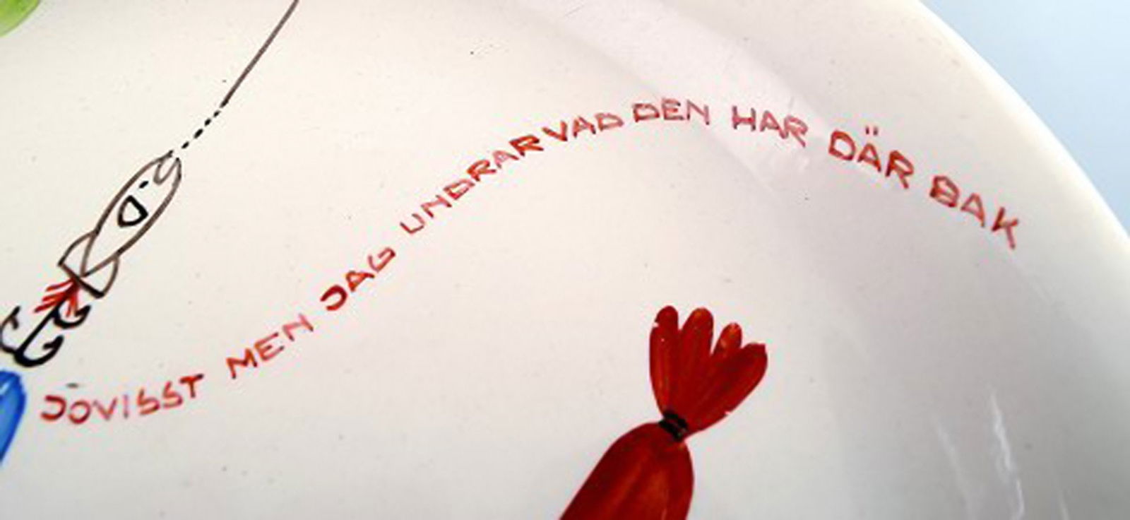 Stig Lindberg for Gustavsberg "Loja" plate. - 4