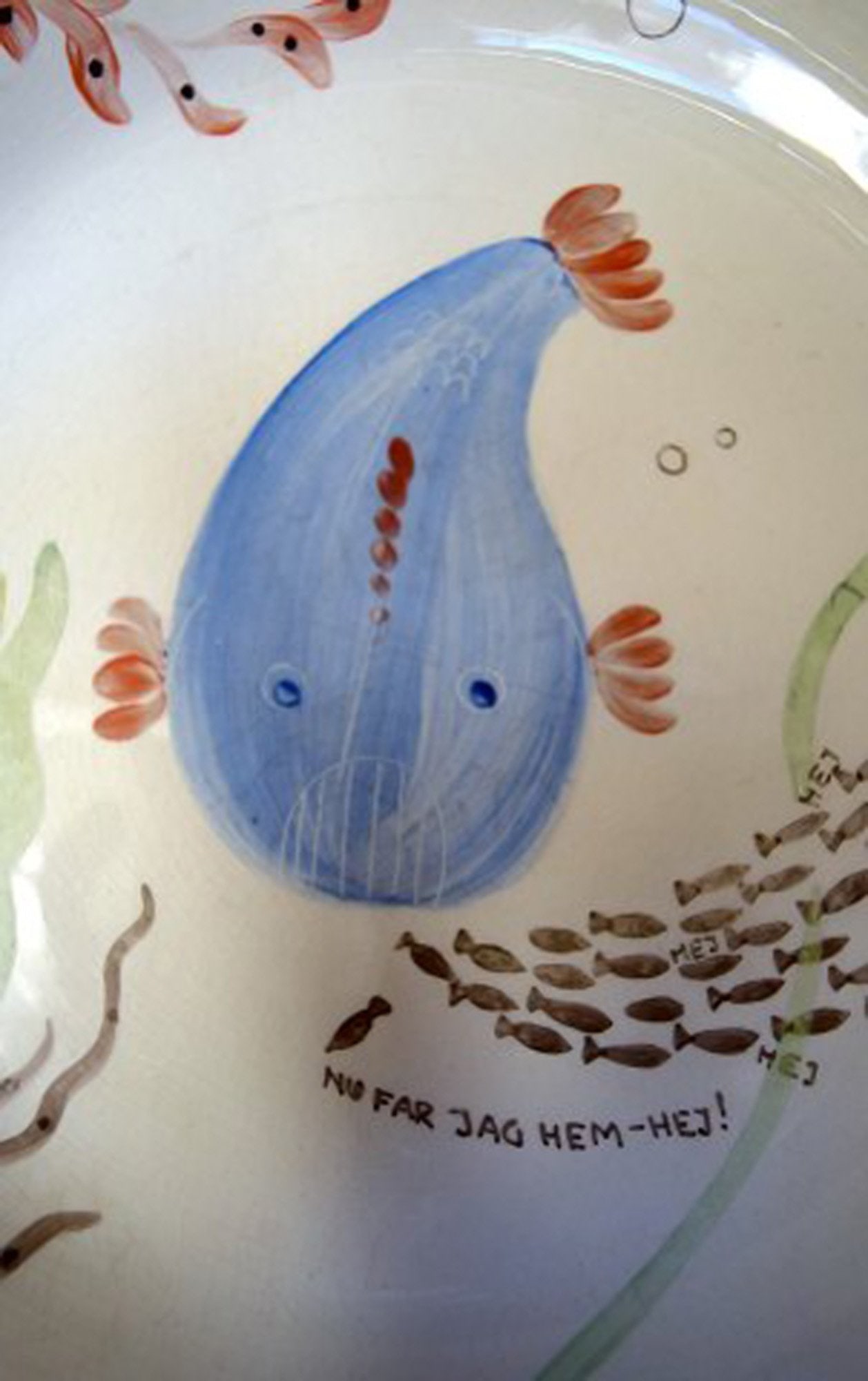 Stig Lindberg for Gustavsberg "Löja/Loja" 8 plates. - 6