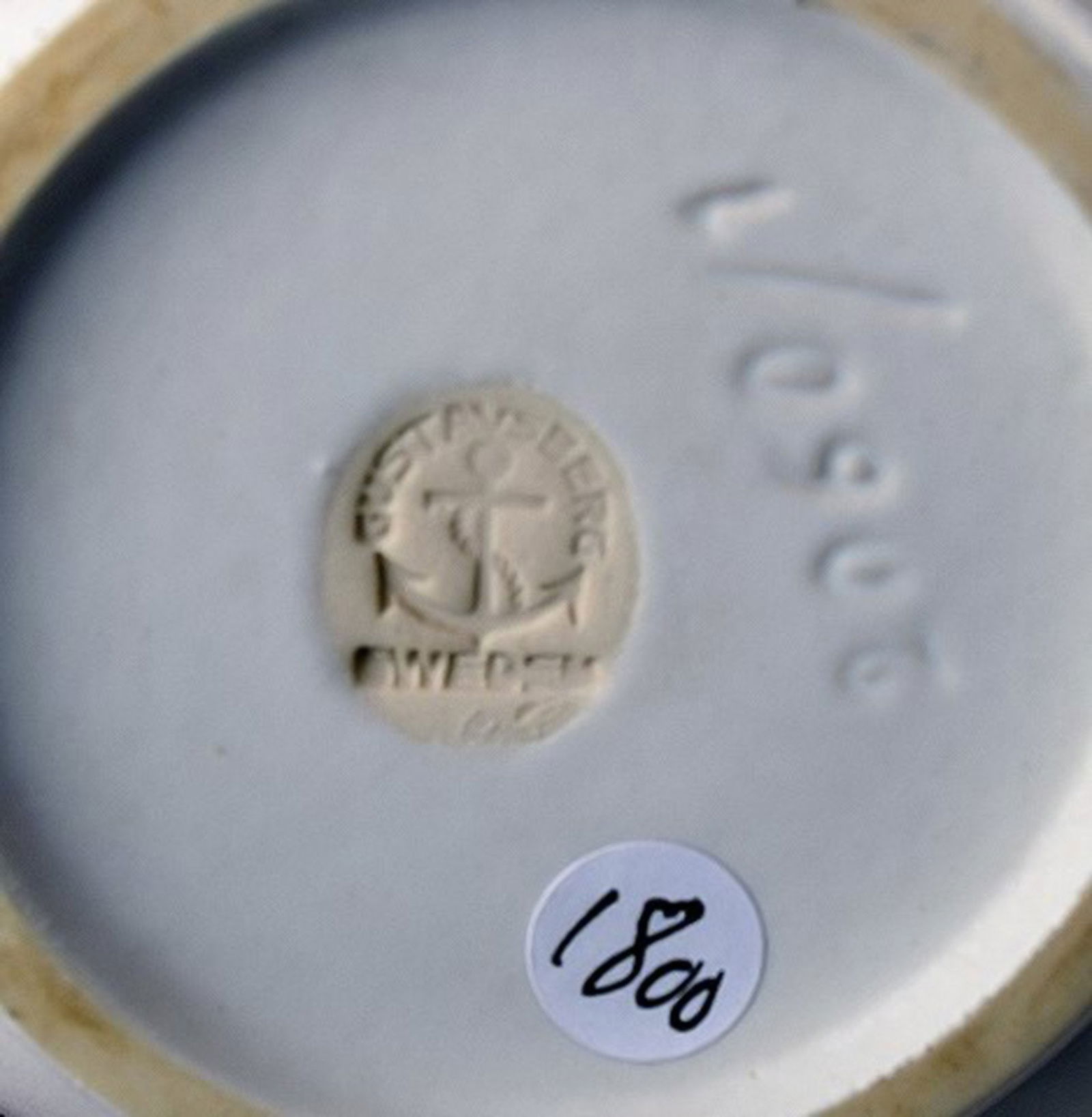 Wilhelm Kage, Gustavsberg studio hand, "Carrara" 2 ceramic vases. - 4