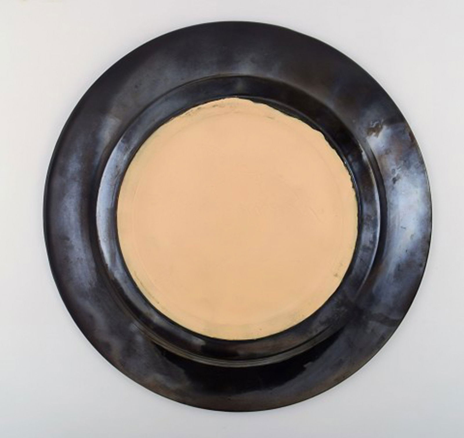 Kähler, Denmark, Svend Hammershøi, large glazed stoneware dish. - 3