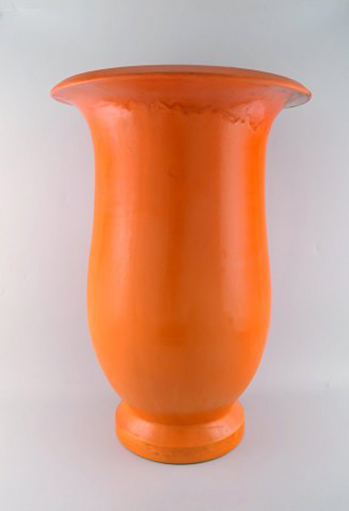 Svend Hammershøi for Kähler, HAK. Colossal floor vase in glazed stoneware. - 3