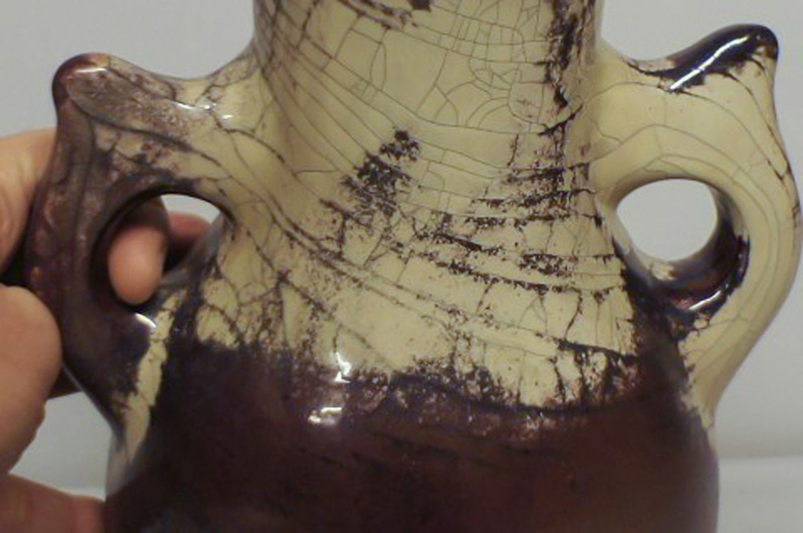 Kähler, luster glaze pottery vase, probably by Karl Hansen Reistrup. - 2