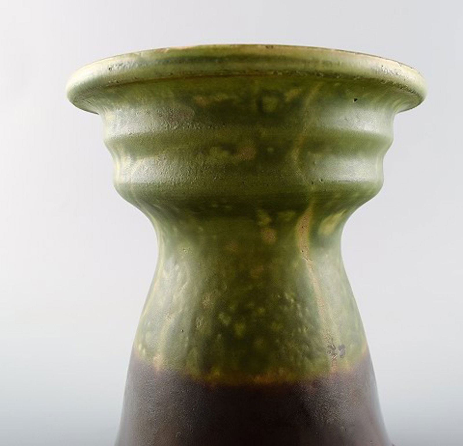 Kähler, HAK, glazed stoneware vase. - 3