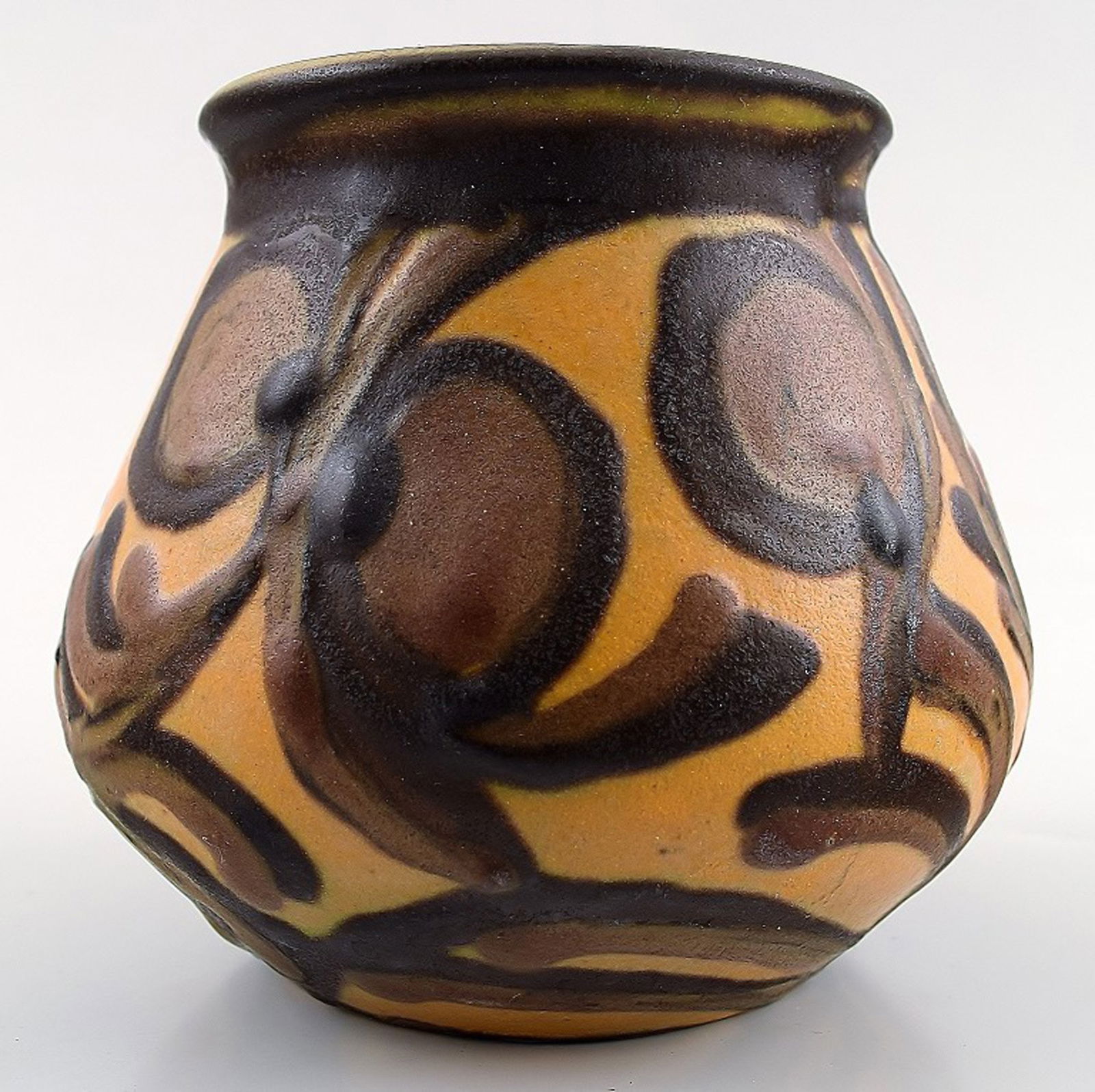 Kähler, HAK, glazed stoneware vase. (1 of 3)