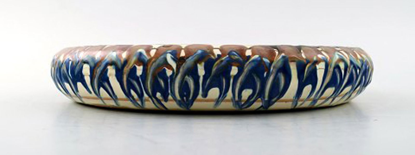 Kähler, Denmark, glazed stoneware dish bowl. - 3