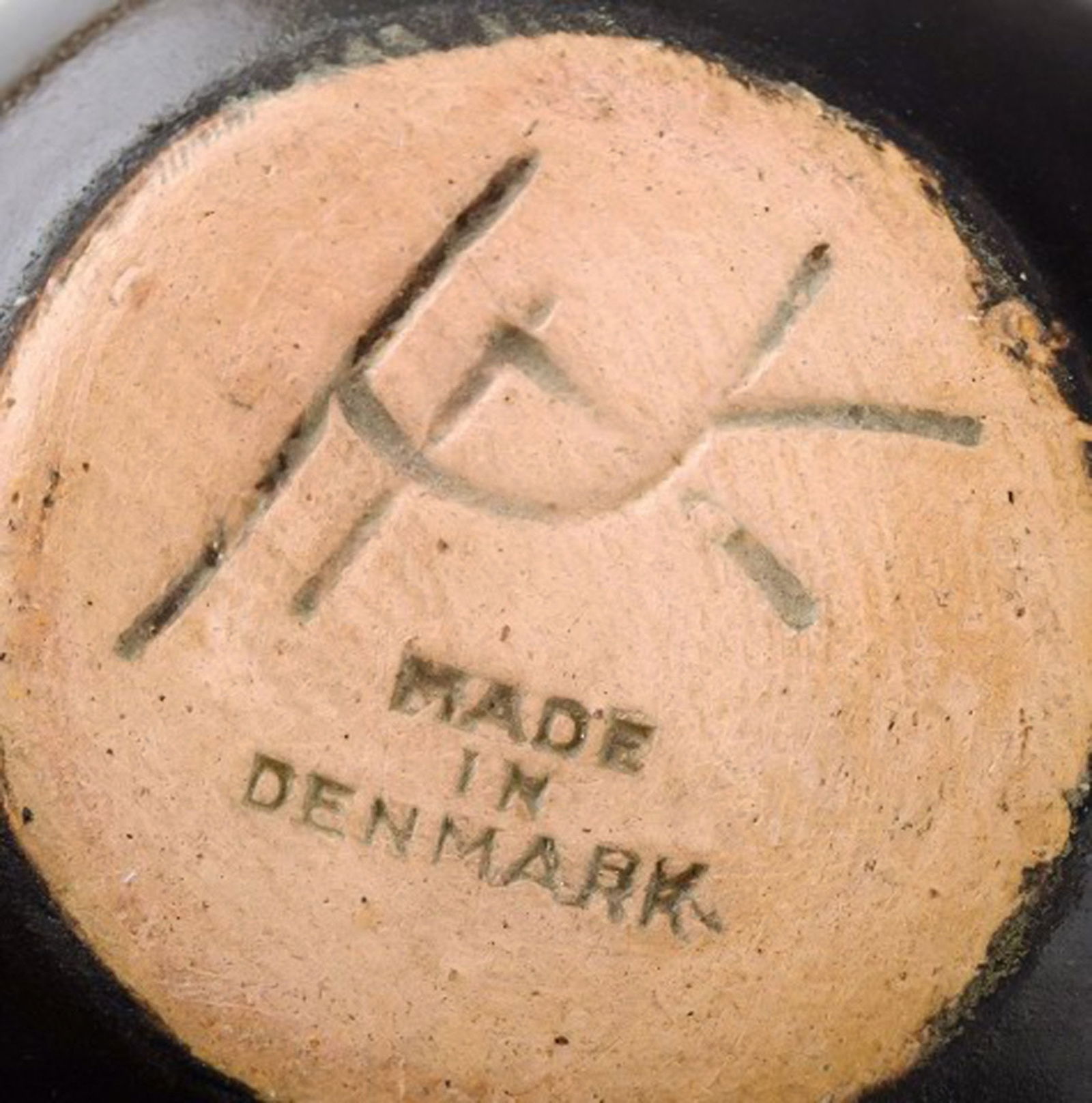 Kähler, Denmark, glazed stoneware vase. 1940s. - 4