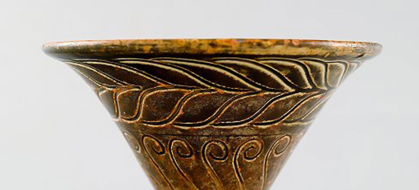 Kähler, Denmark, glazed vase in stoneware. - 4