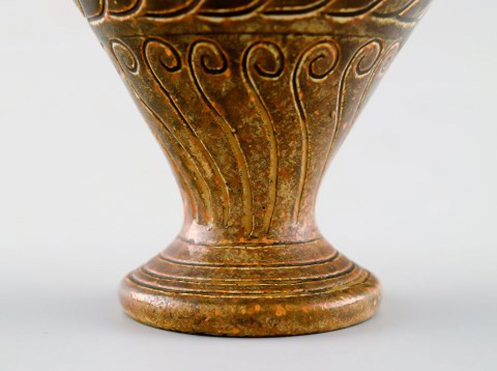 Kähler, Denmark, glazed vase in stoneware. - 5