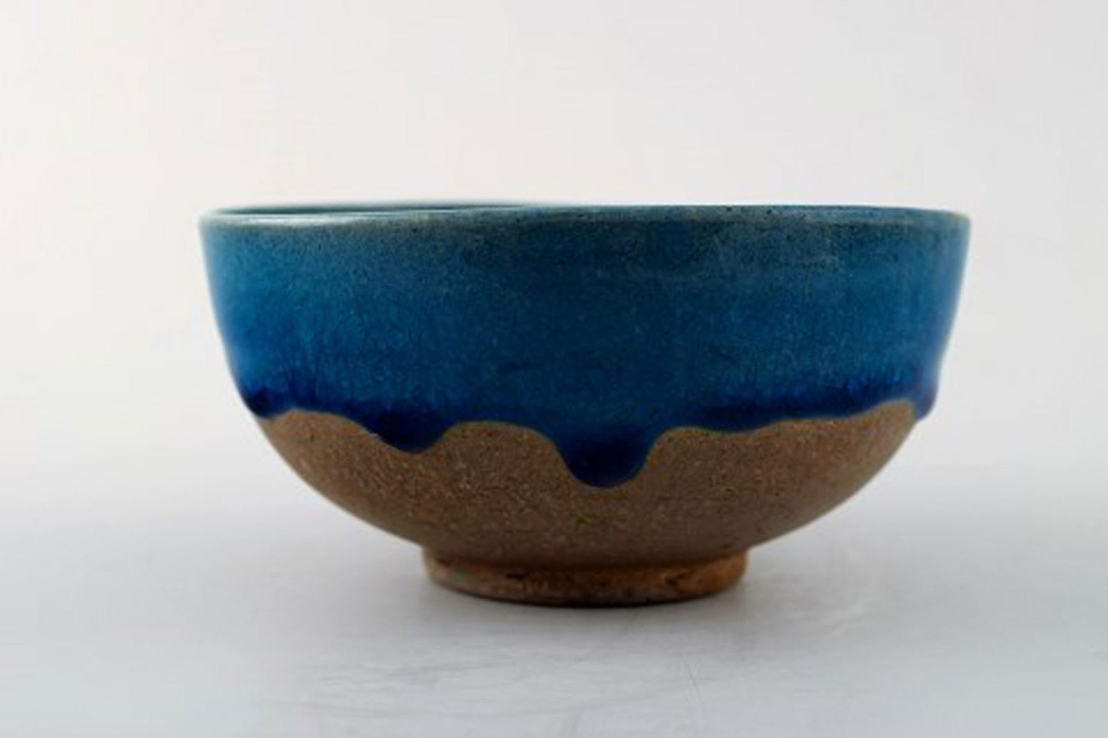 Kähler, HAK, glazed stoneware bowl. Nils Kähler. 1960s. - 3