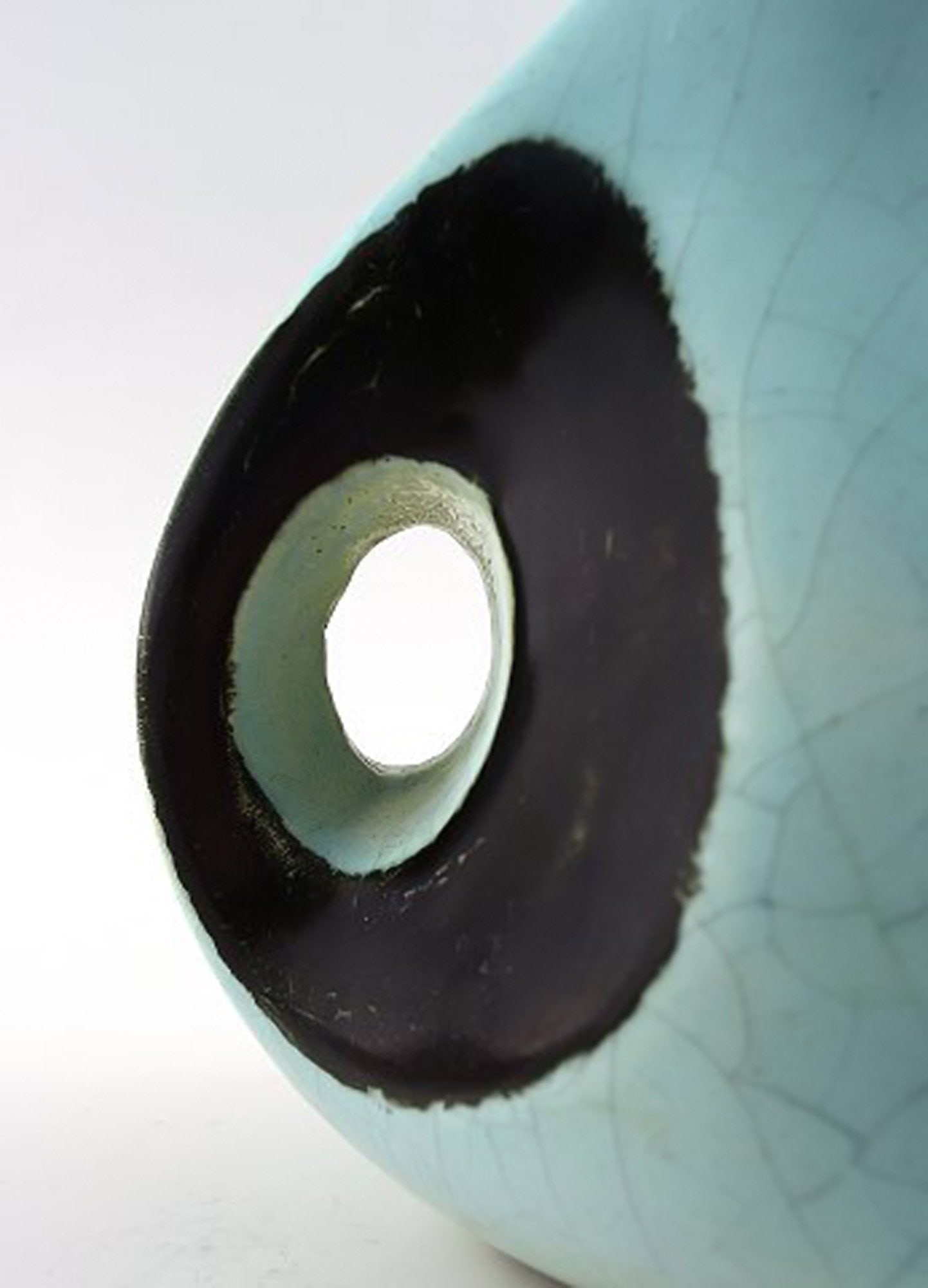 Hans Hedberg (1917-2007) Swedish ceramist. Unique ceramic vase. - 4