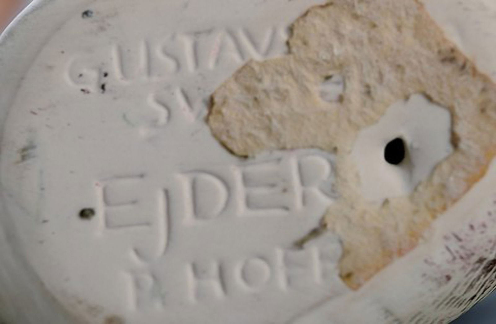 Paul Hoff for Gustavsberg, eider duck in stoneware. - 5