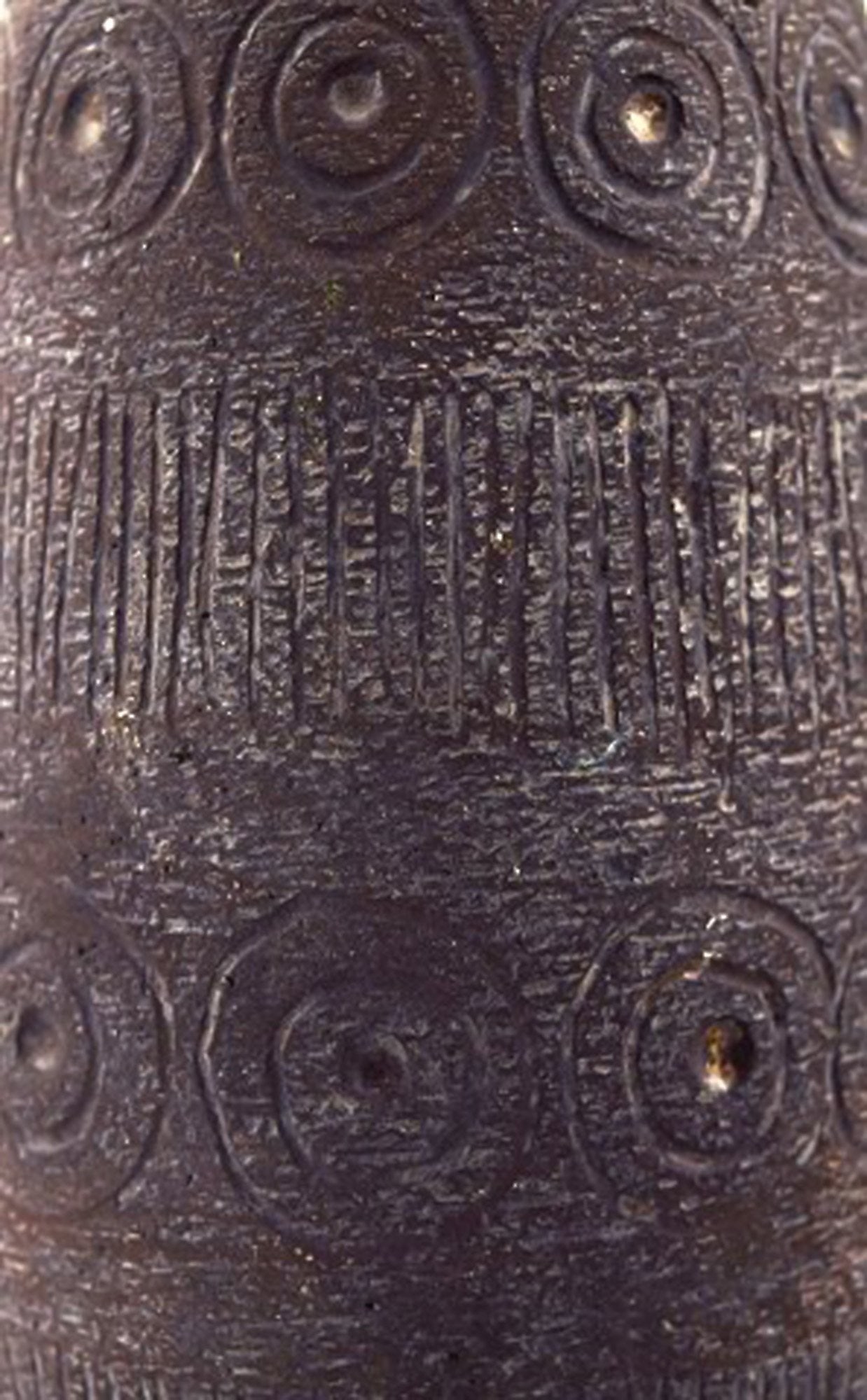 Elsi Bourelius (1909-2001) for Jie, Gantofta. Swedish ceramist. Large modern ceramic vase, c. 1960. - 4