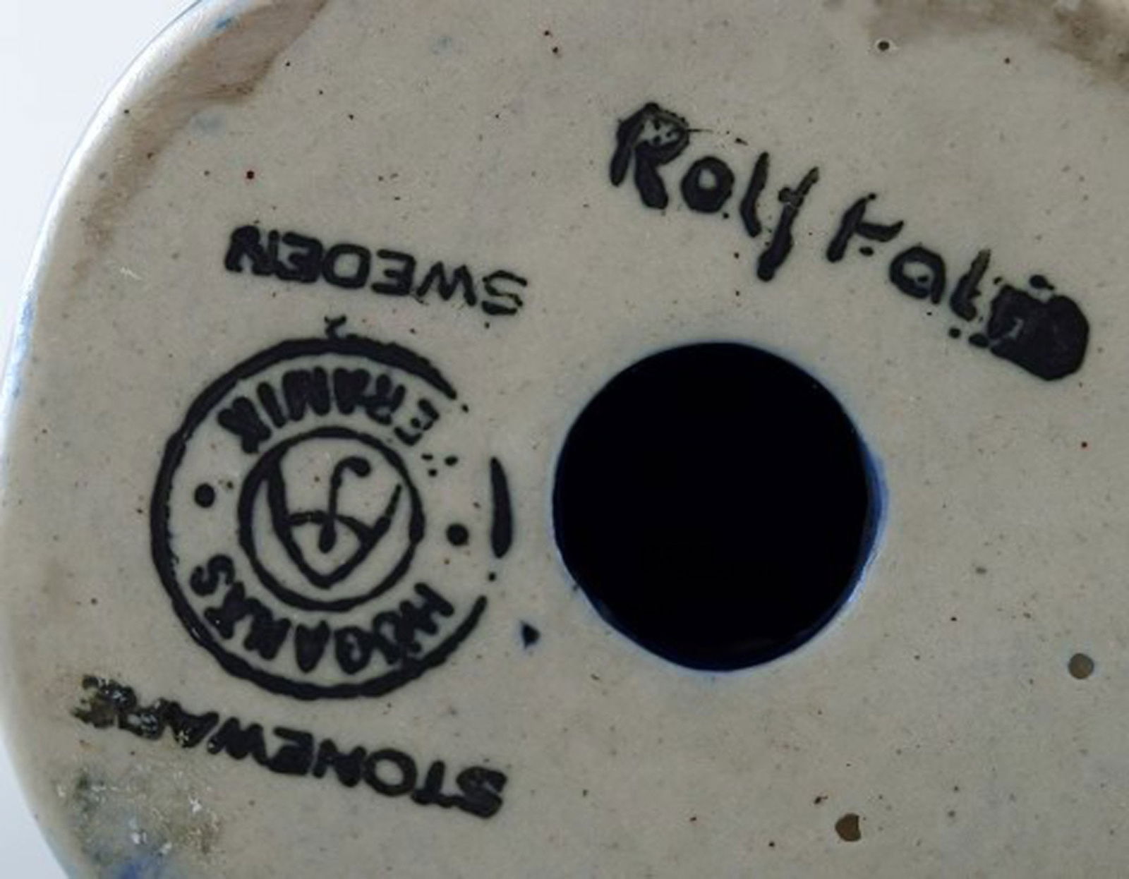 Rolf Palm, Höganäs, three Indians, unique ceramic figures. - 8