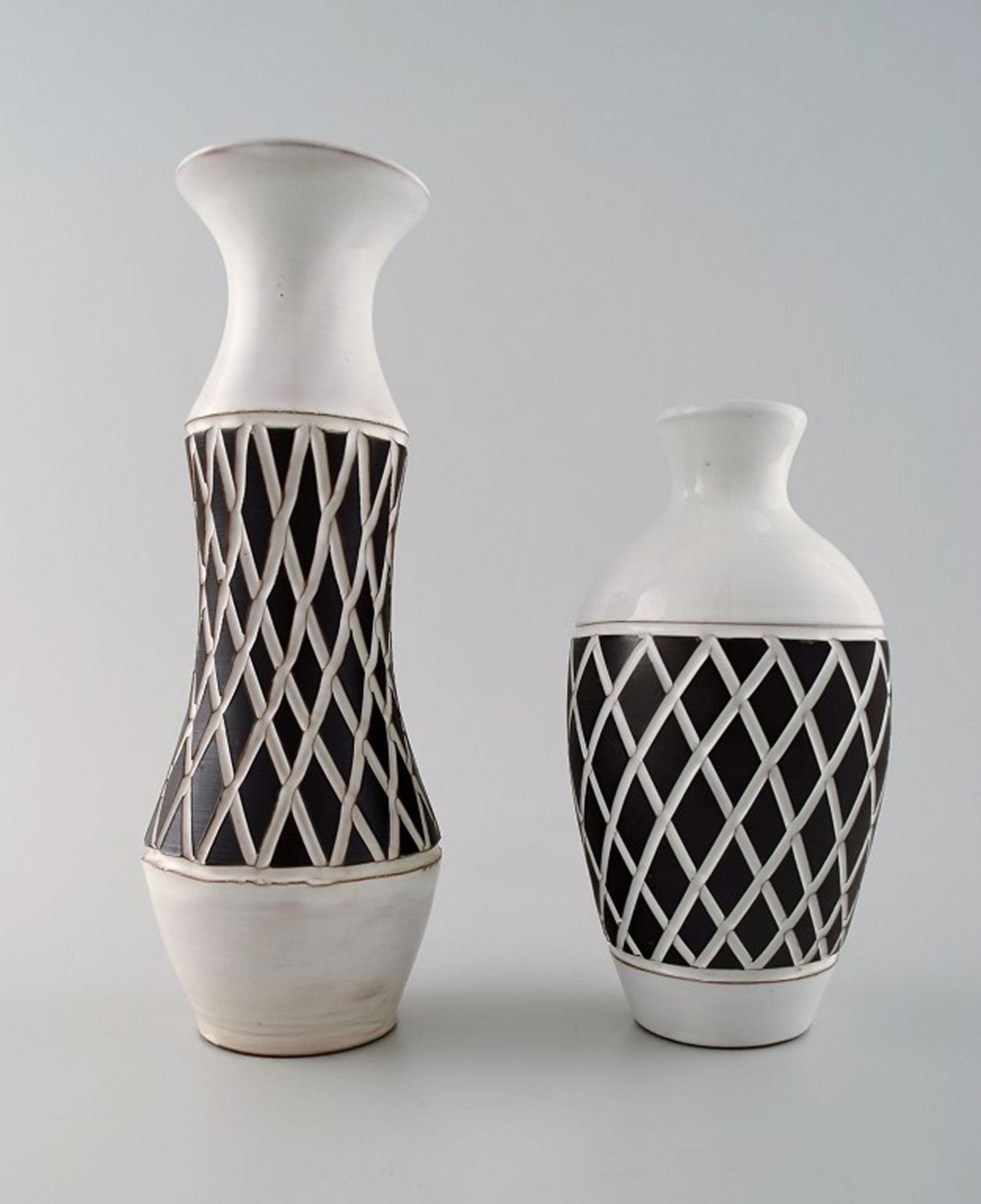 Two Gabriel, Sweden ceramic vases. (1 of 8)