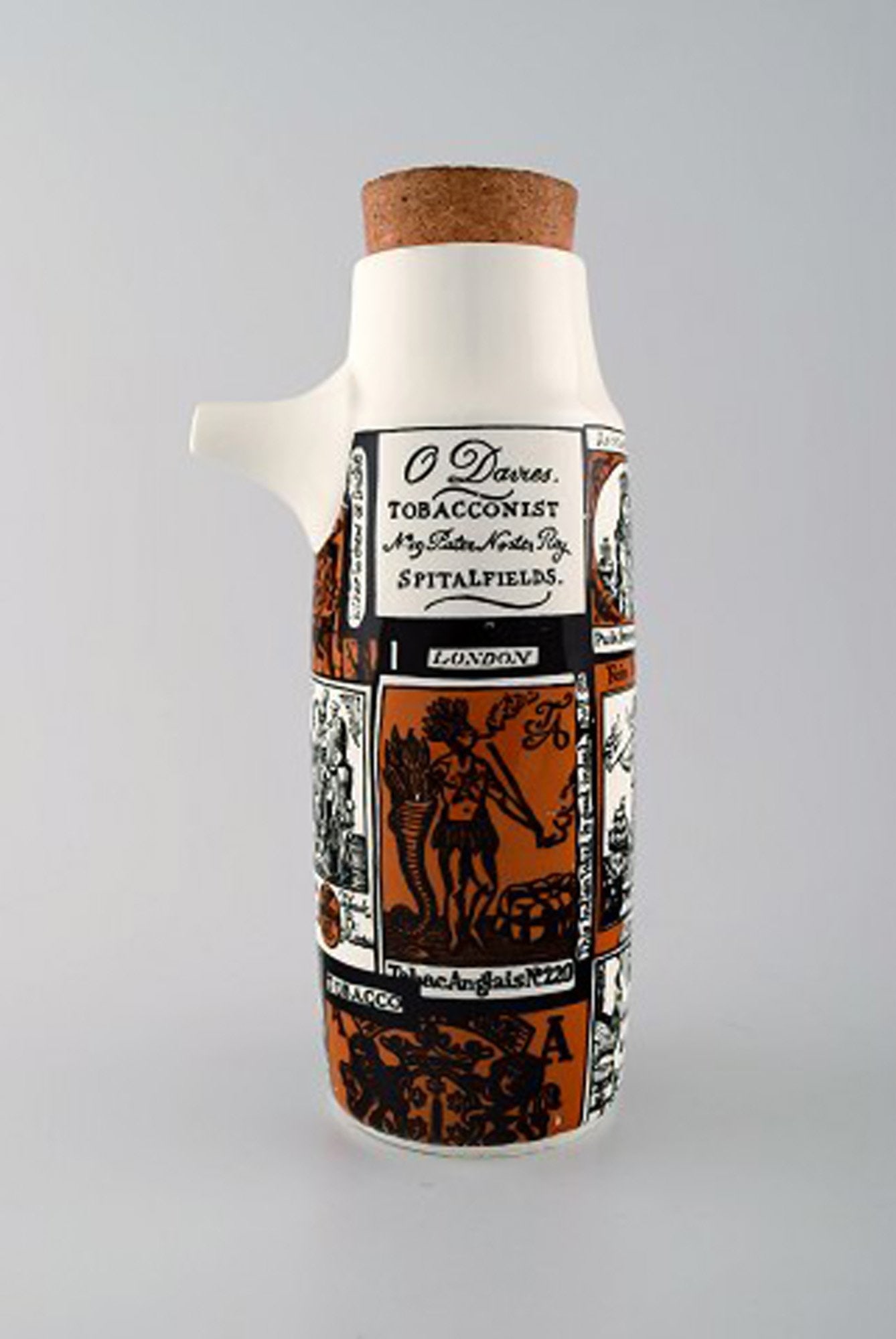 Five Modern style pitchers in ceramics by Bengt Berglund. Designed for Gustavsberg. - 4