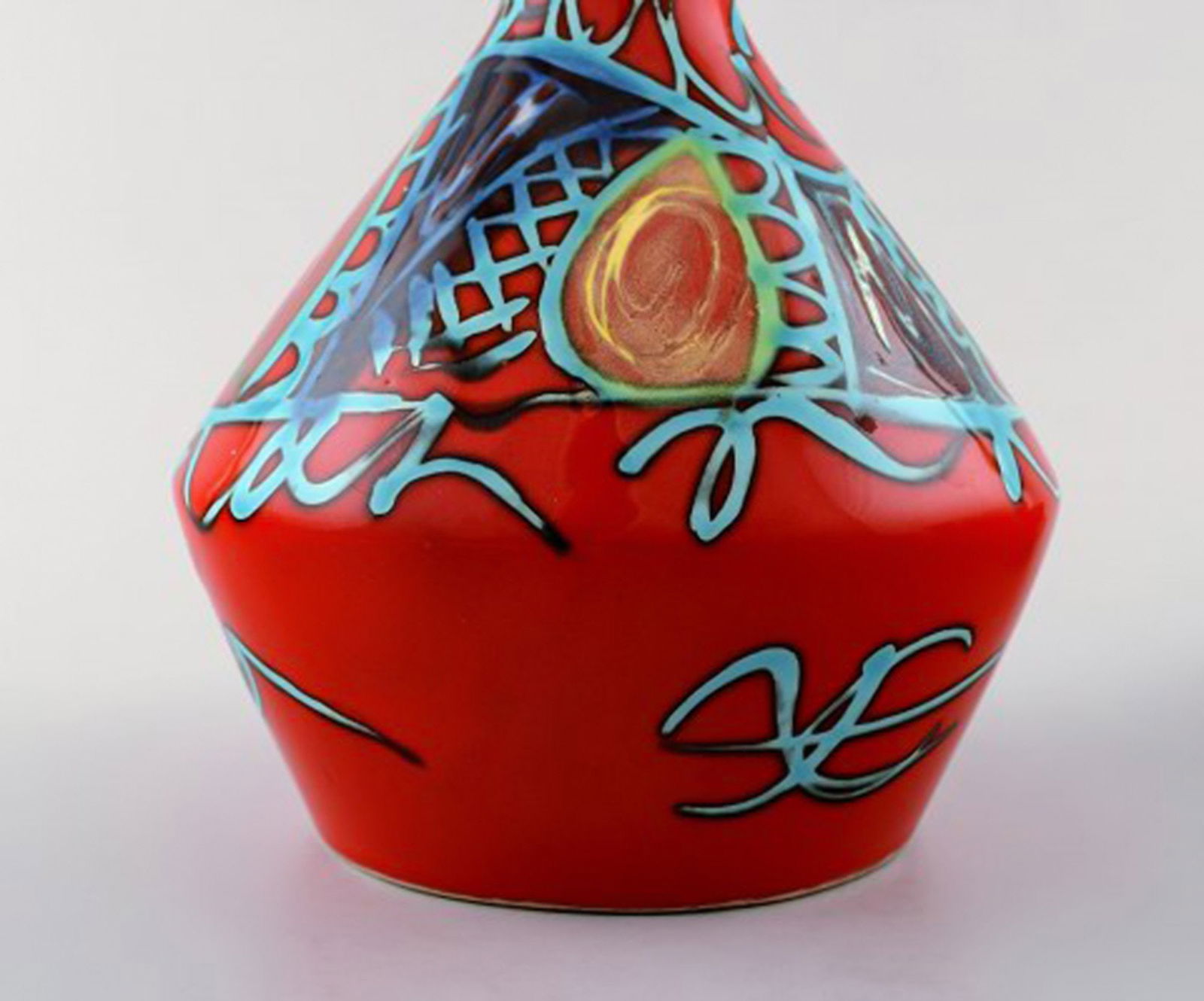 Vallauris, France. Vodka / Lemonade / Sangria-set for four. Hand painted, unique. - 4