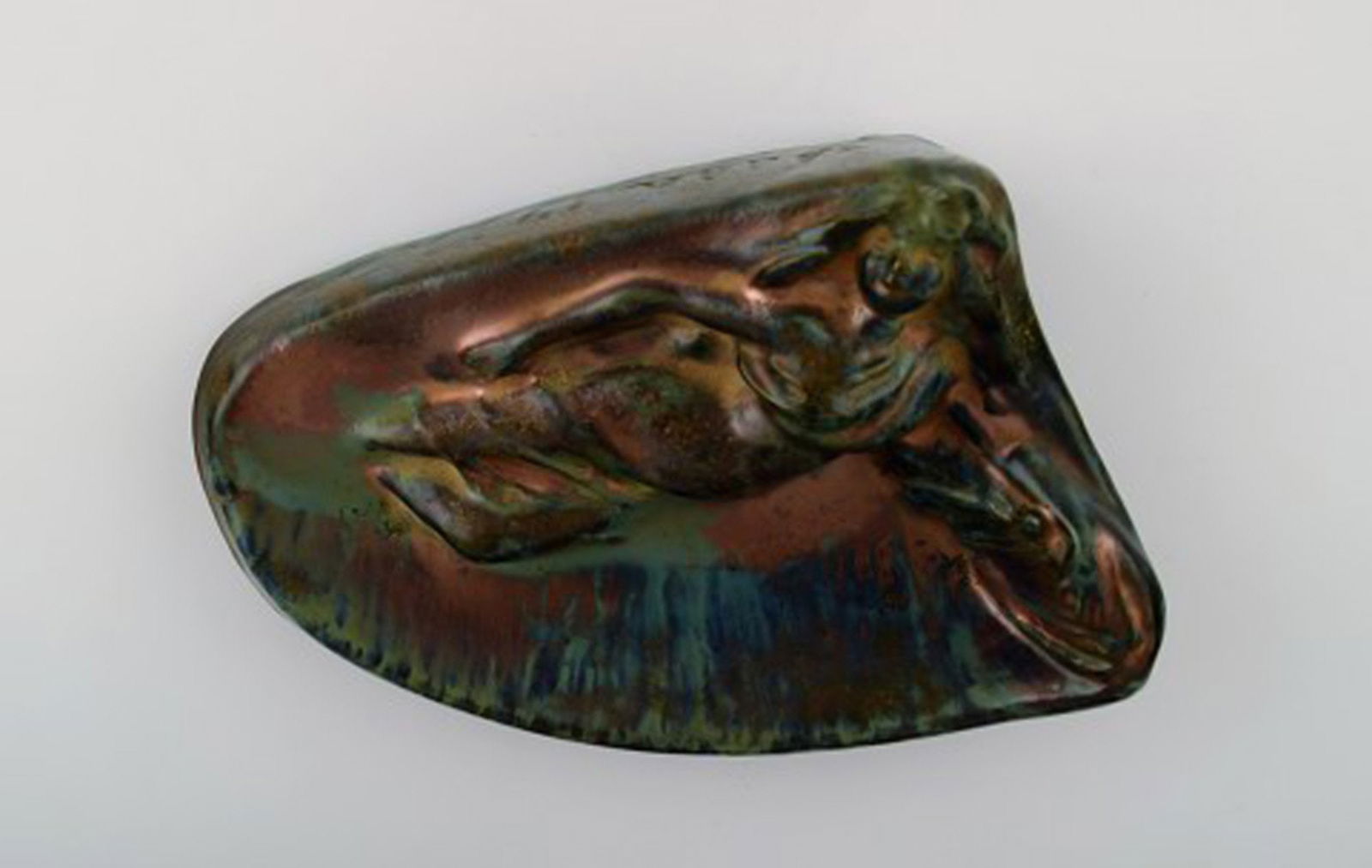 Jens Petersen (1890-1956) Dish "Ødda, 1933" in ceramics. - 3