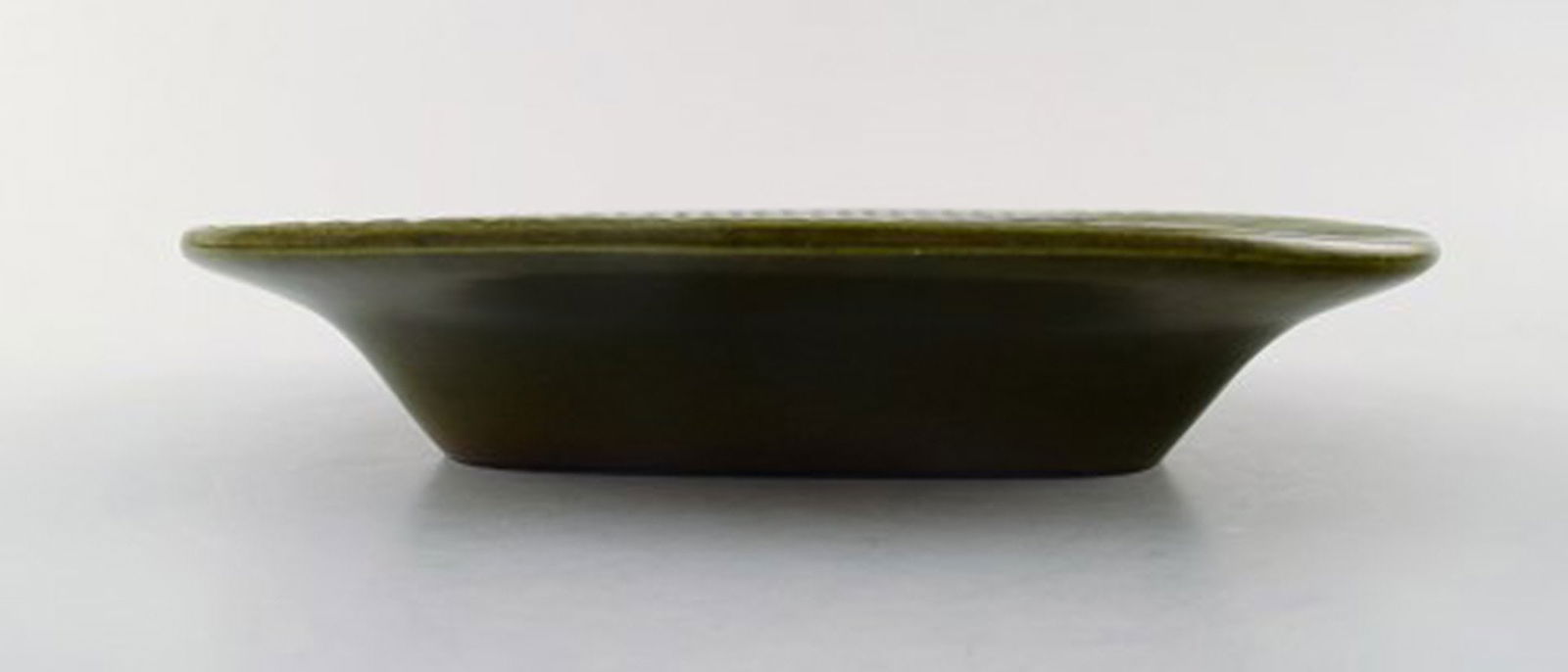 Swedish ceramist: Dish, man on horse. 1960 s. - 3