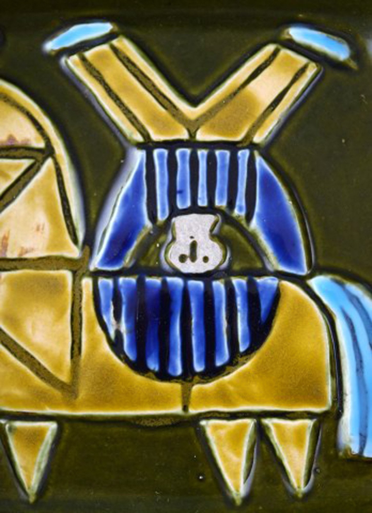 Swedish ceramist: Dish, man on horse. 1960 s. - 5