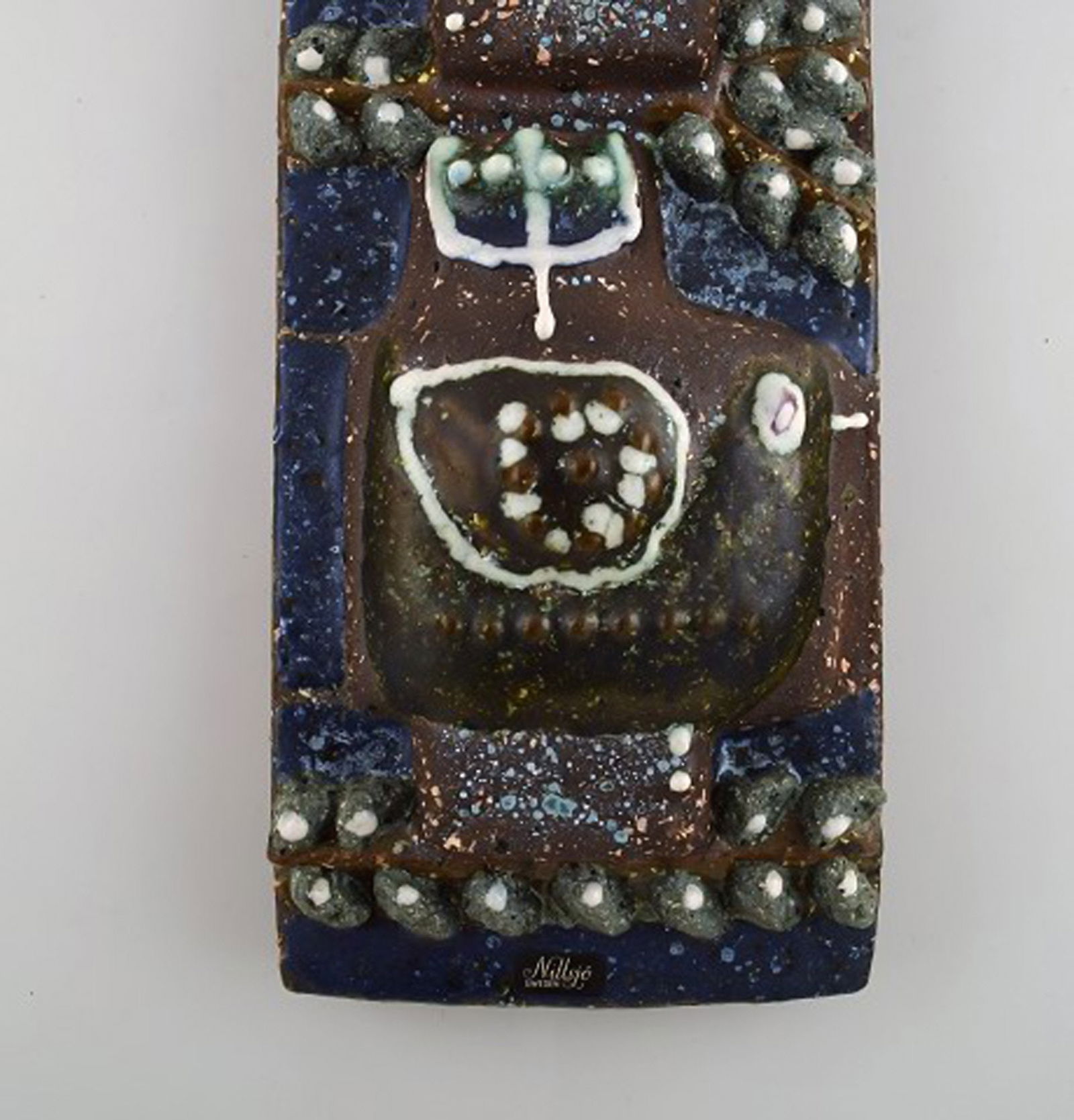 Nittsjö wall plaque decorated with birds. 1960's. - 2